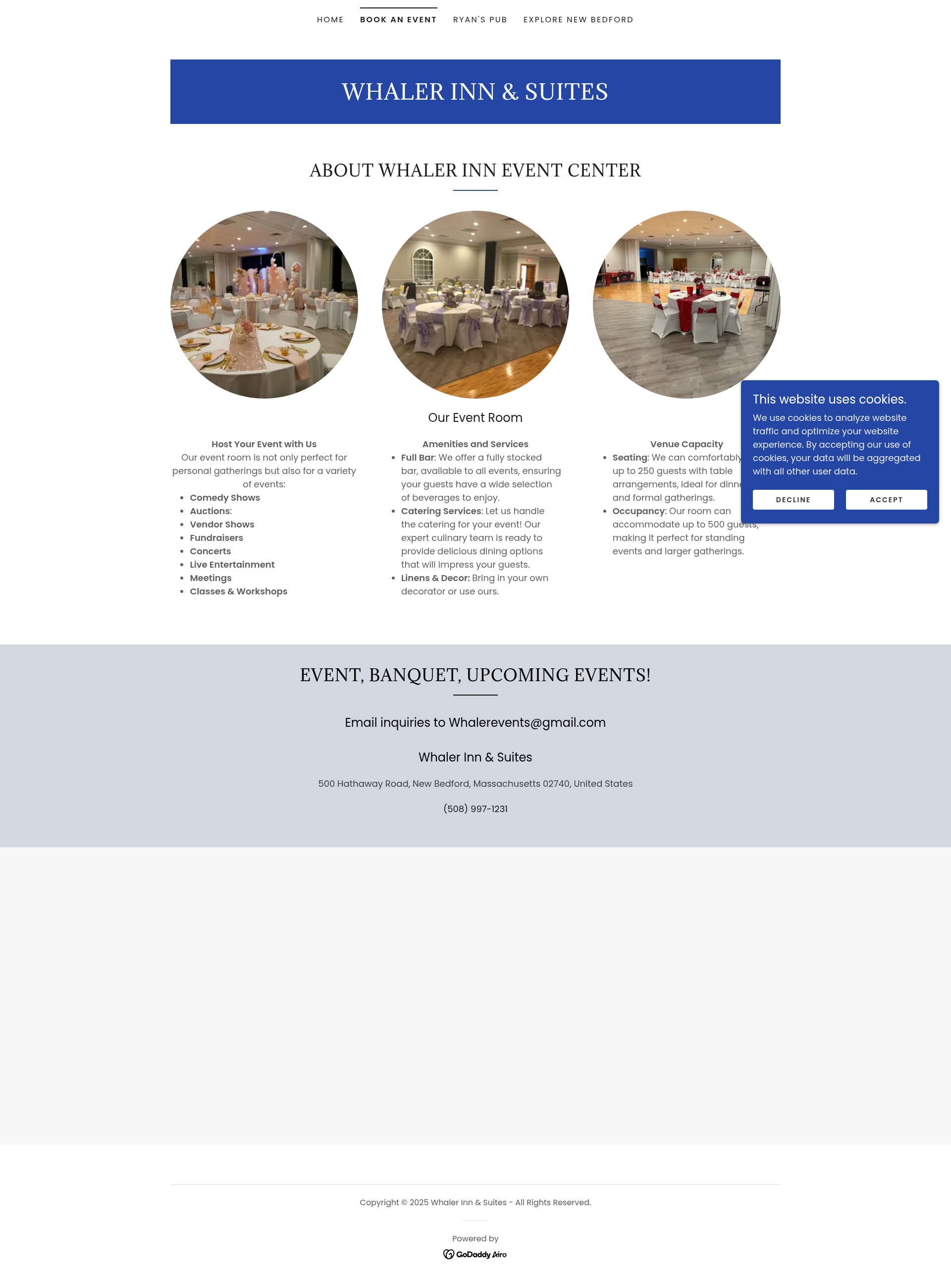 Screenshot of whaler-inn.com