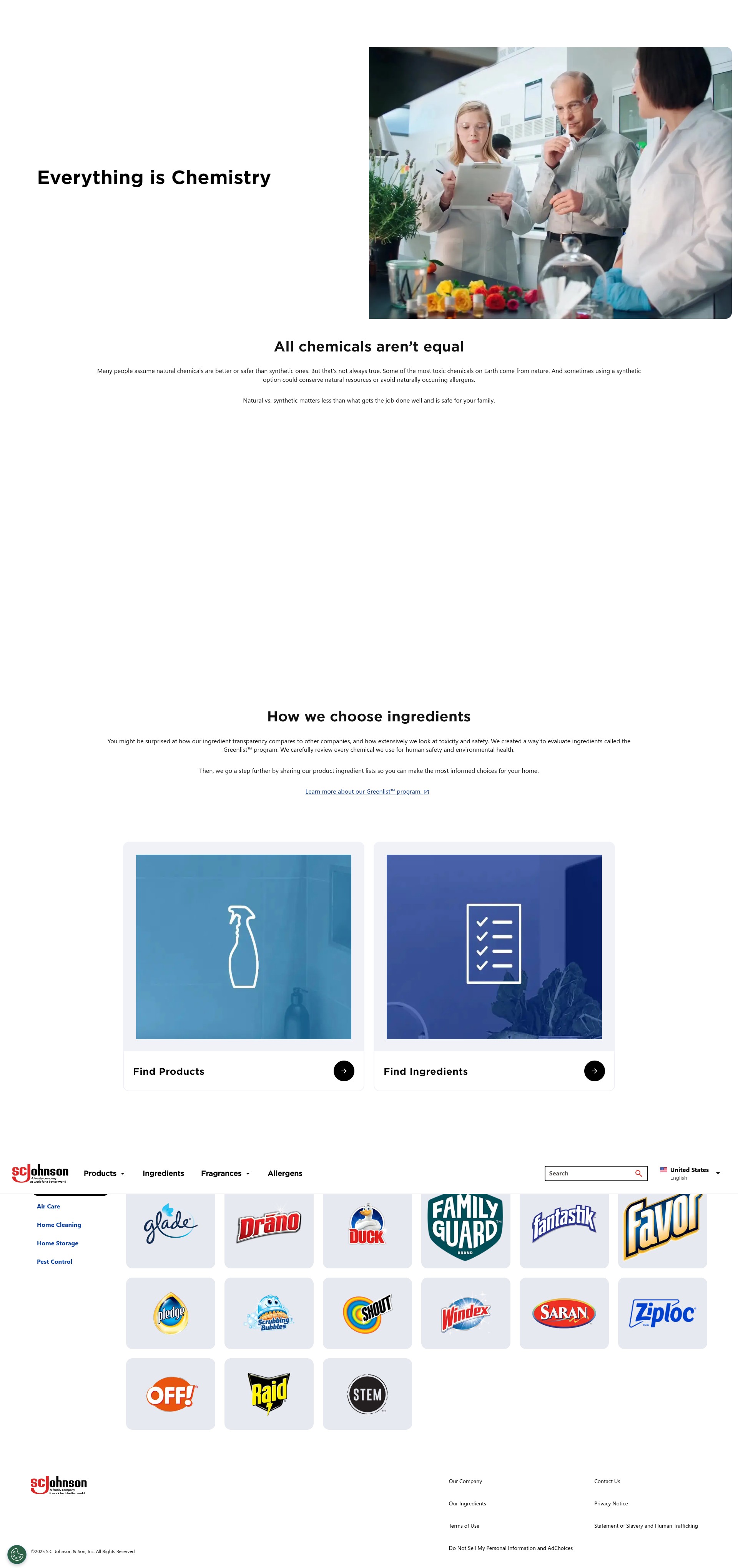 Screenshot of whatsinsidescjohnson.com