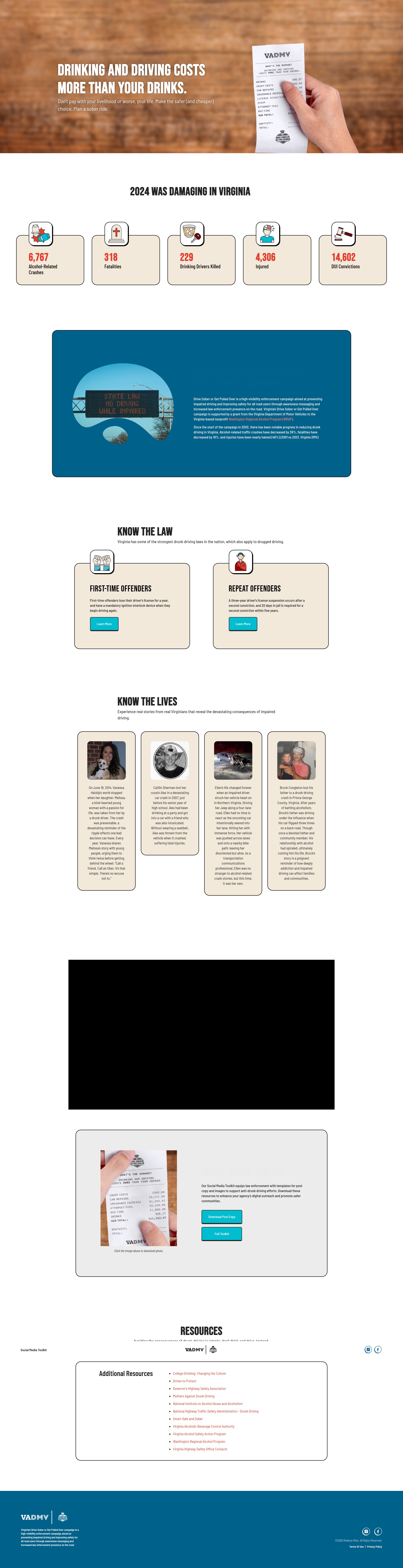 Screenshot of whatsthedamage.org