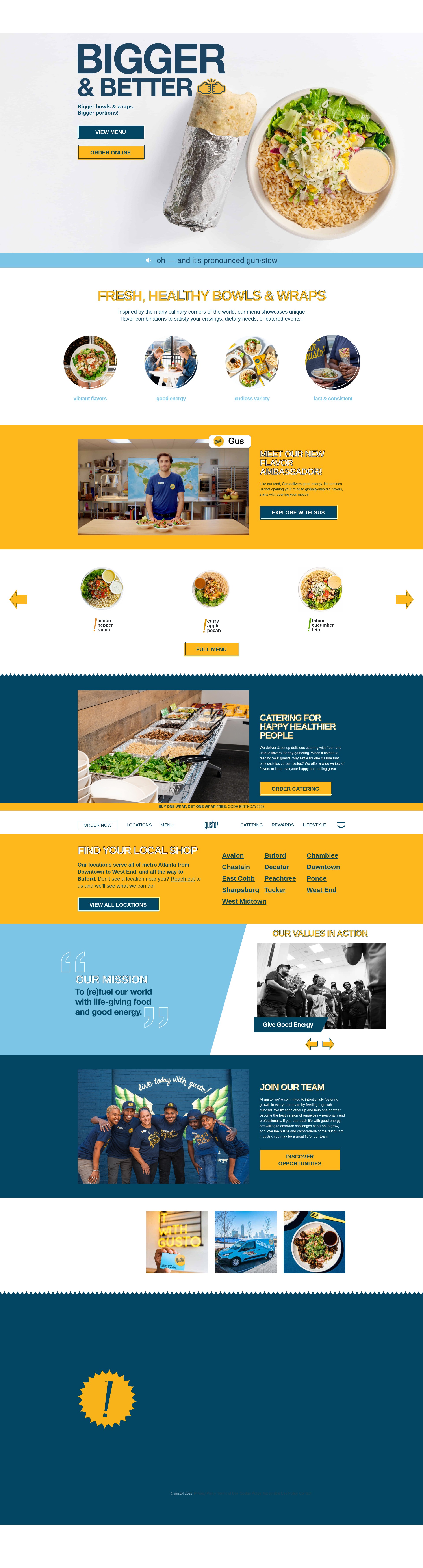 Screenshot of whatsyourgusto.com