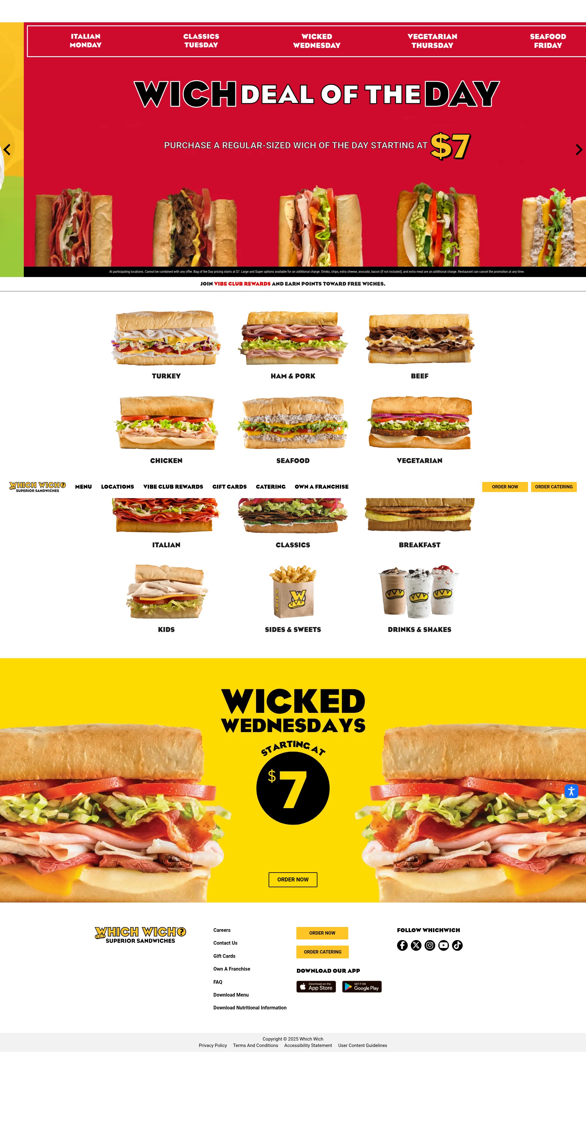 Screenshot of whichwich.com
