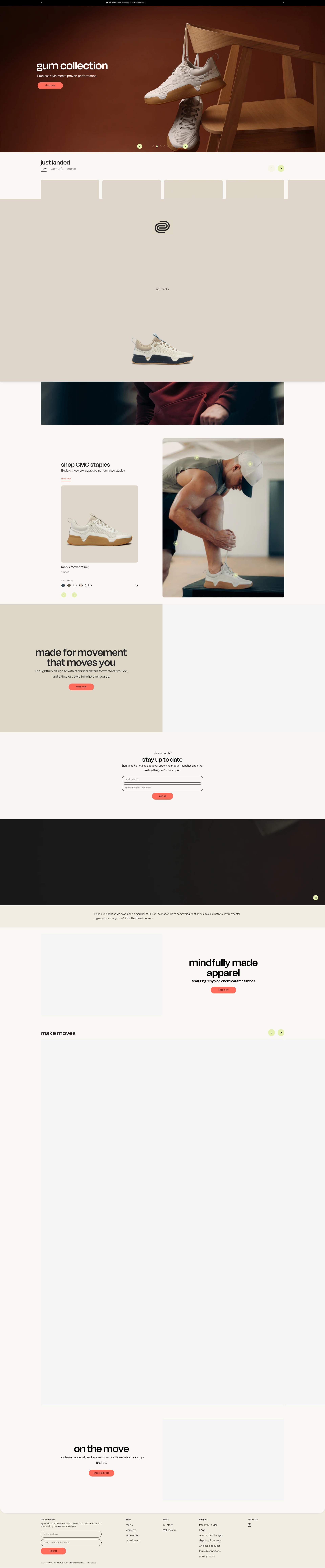 Screenshot of whileonearth.co