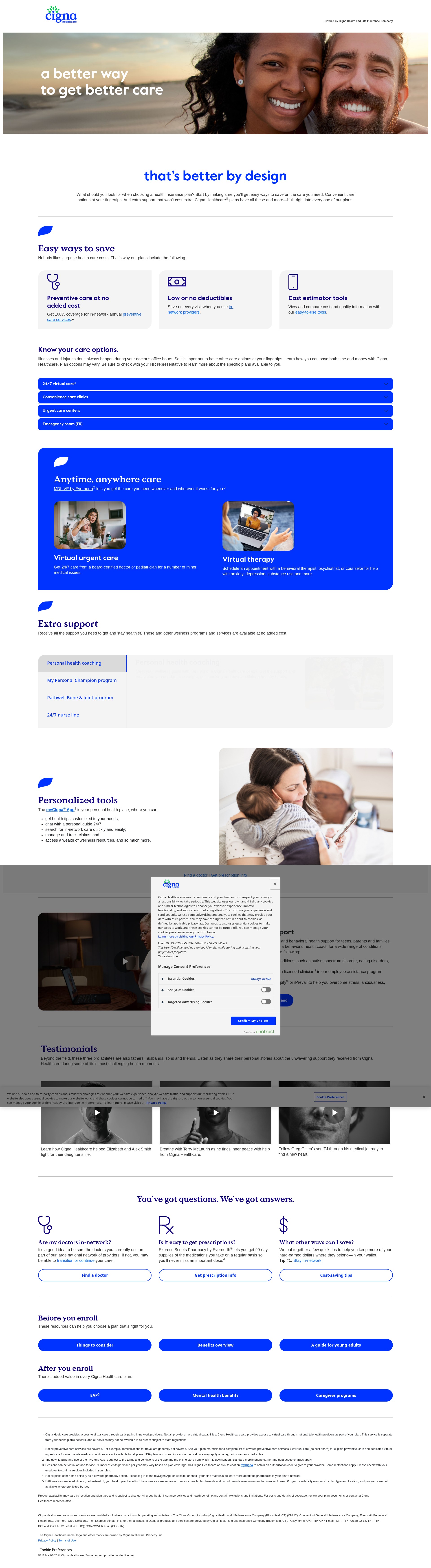 Screenshot of whychoosebetter.com