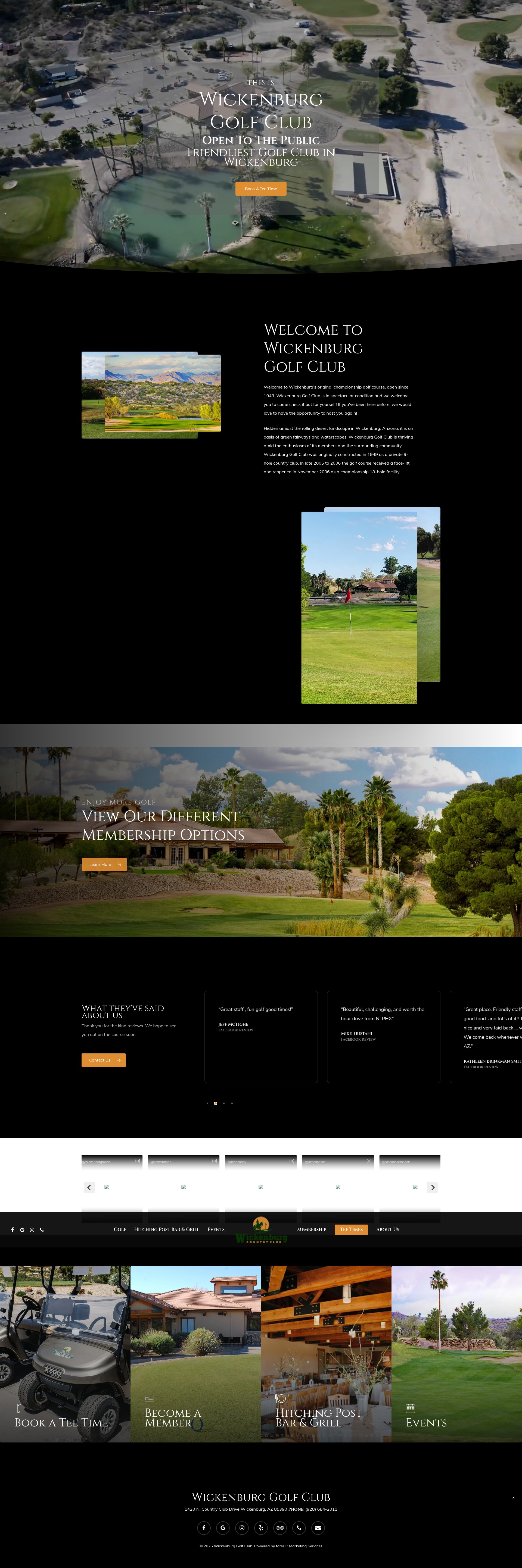 Screenshot of wickenburggolfclub.com