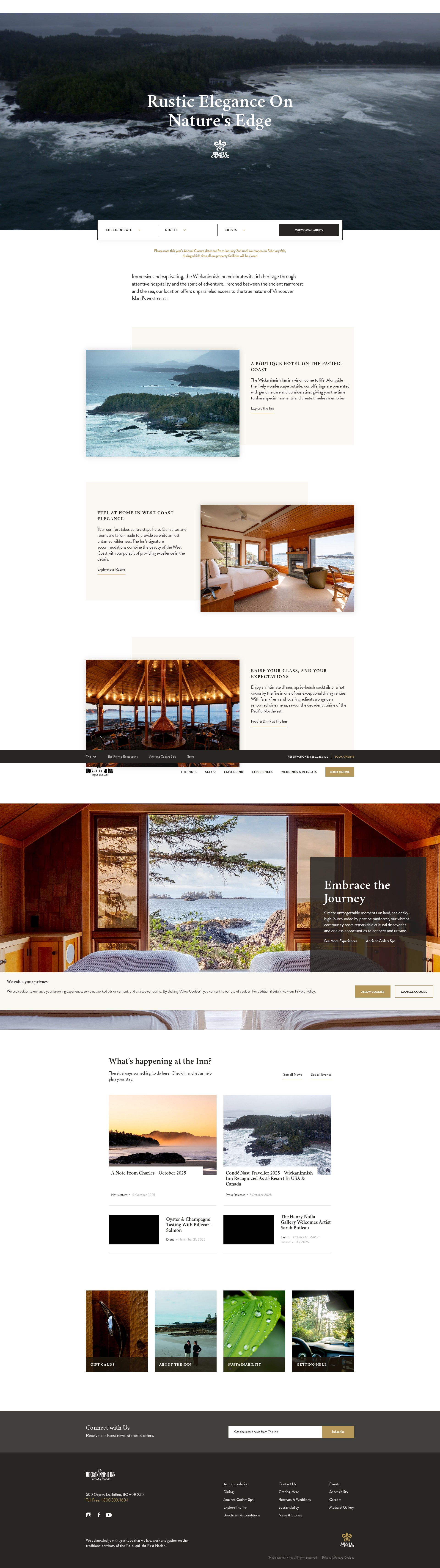 Screenshot of wickinn.com