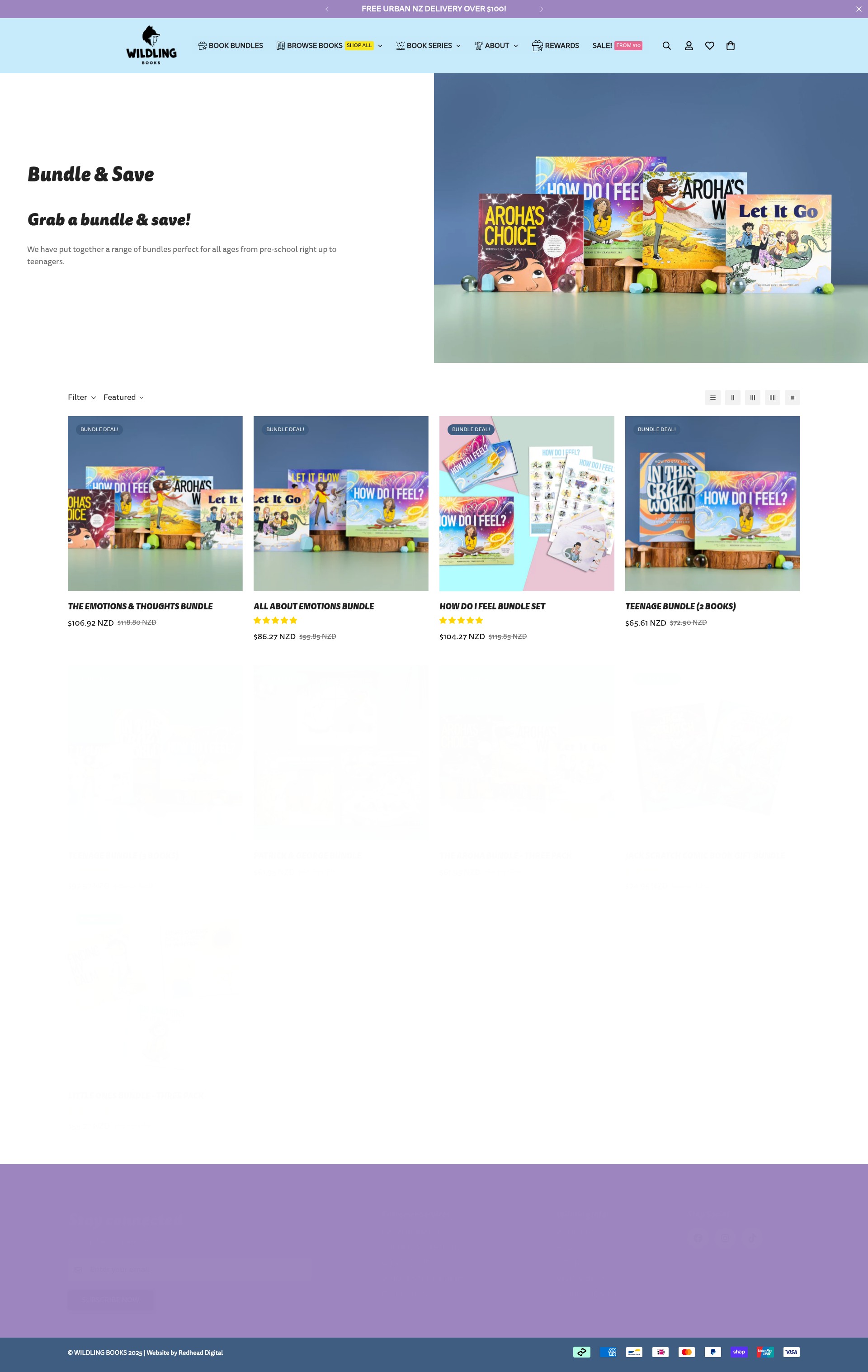 Screenshot of wildlingbooks.com