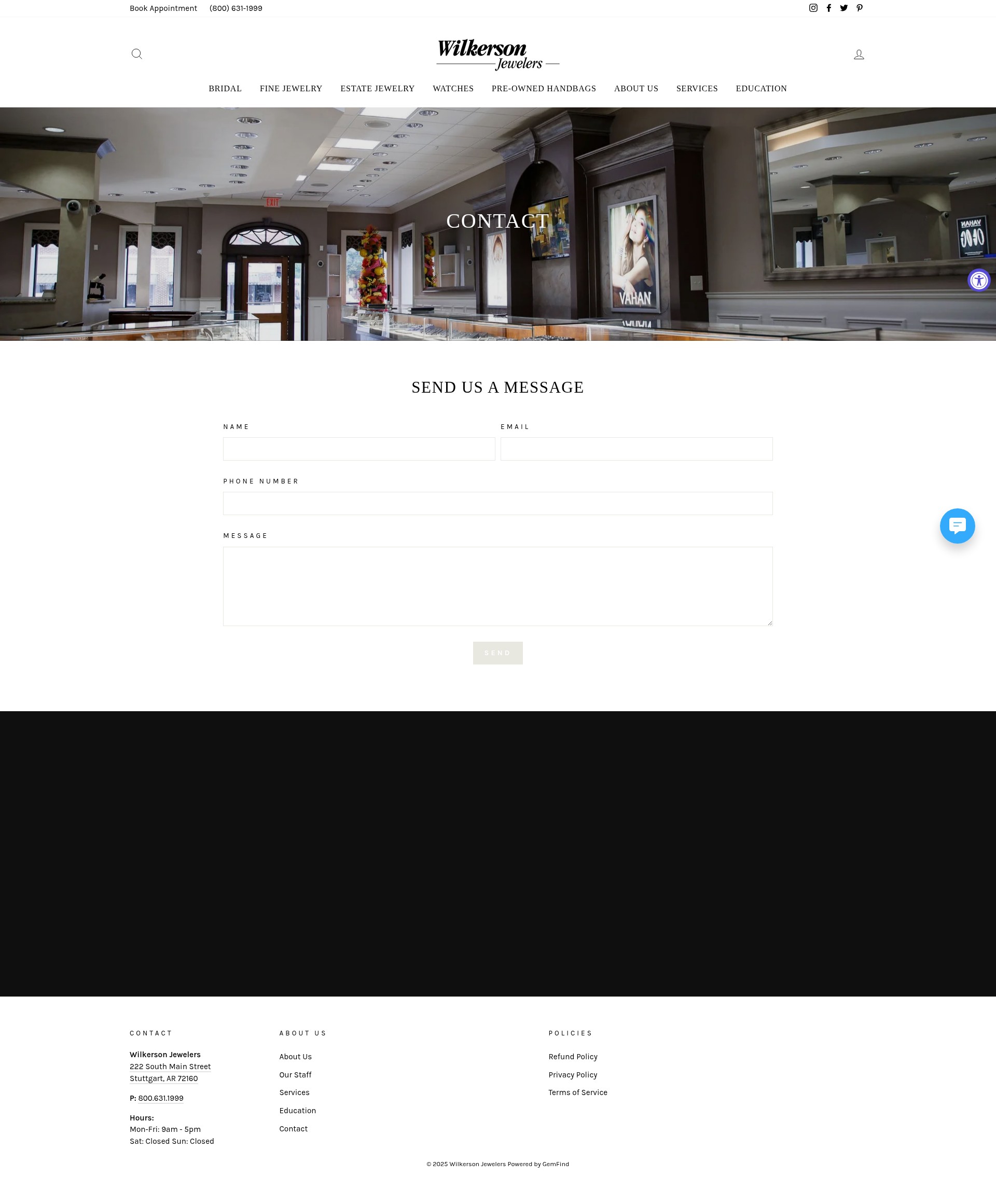 Screenshot of wilkersonjewelers.com
