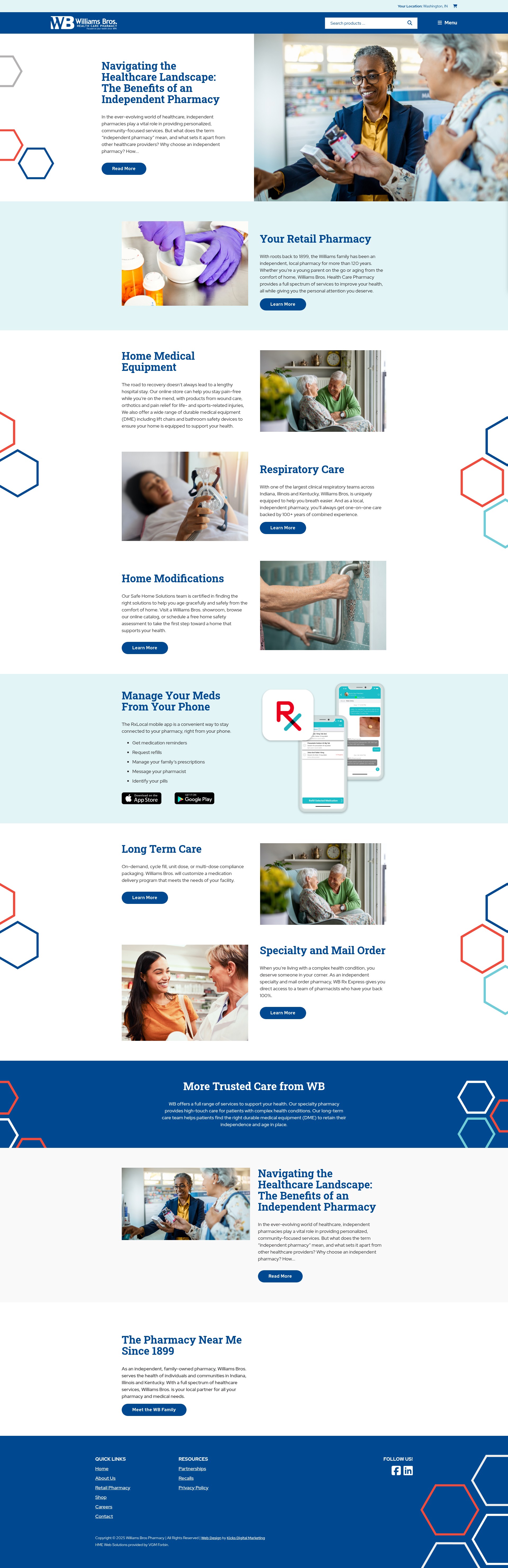 Screenshot of williamsbrospharmacy.com