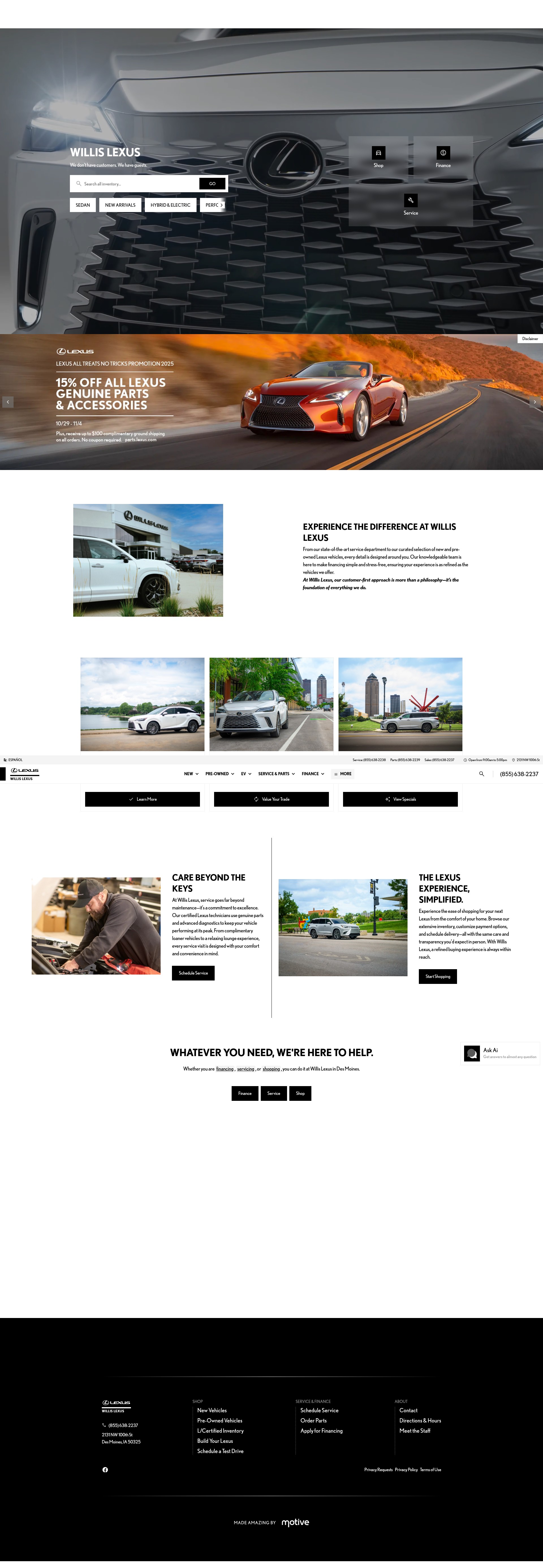 Screenshot of willislexus.com