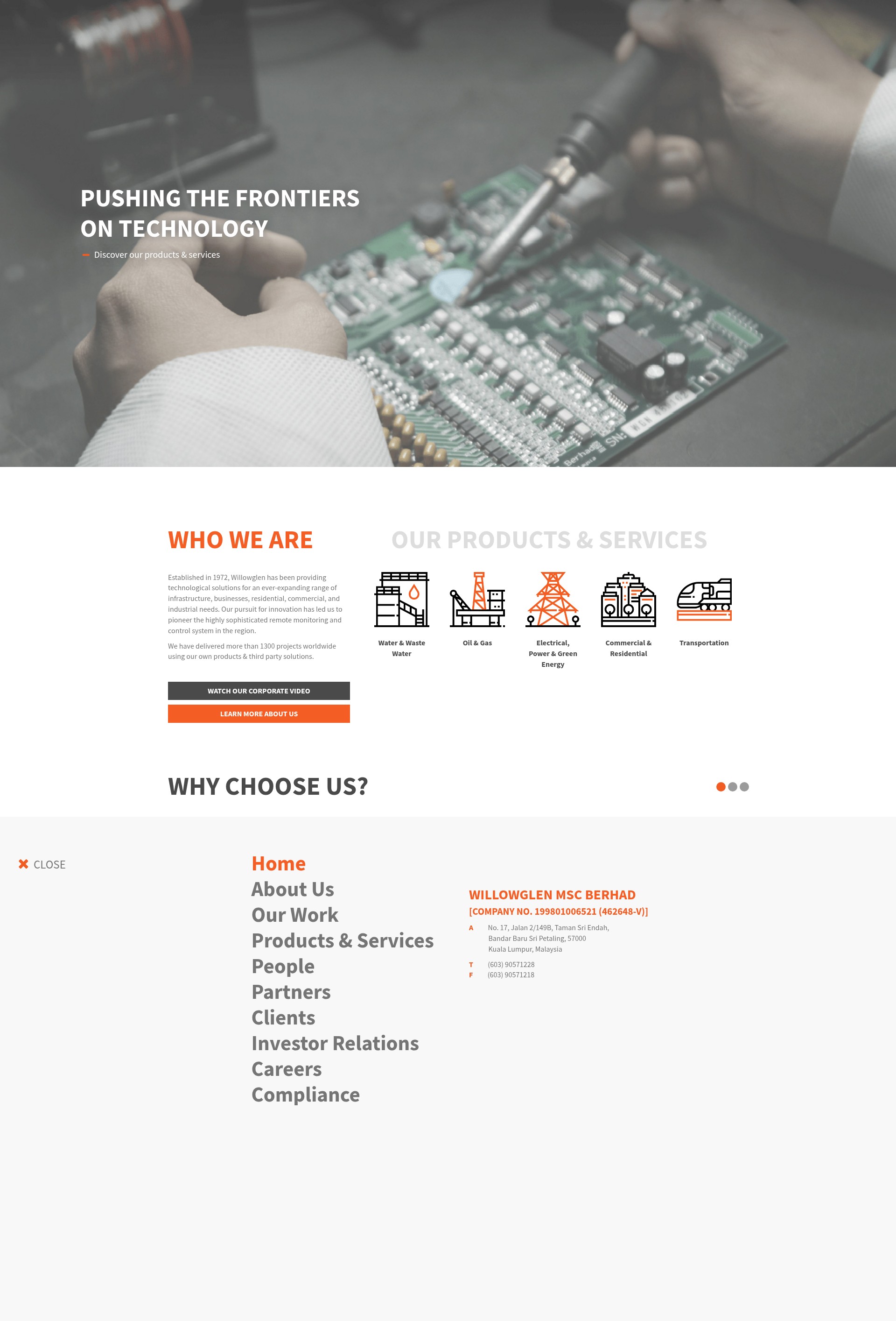 Screenshot of willowglen.com.my