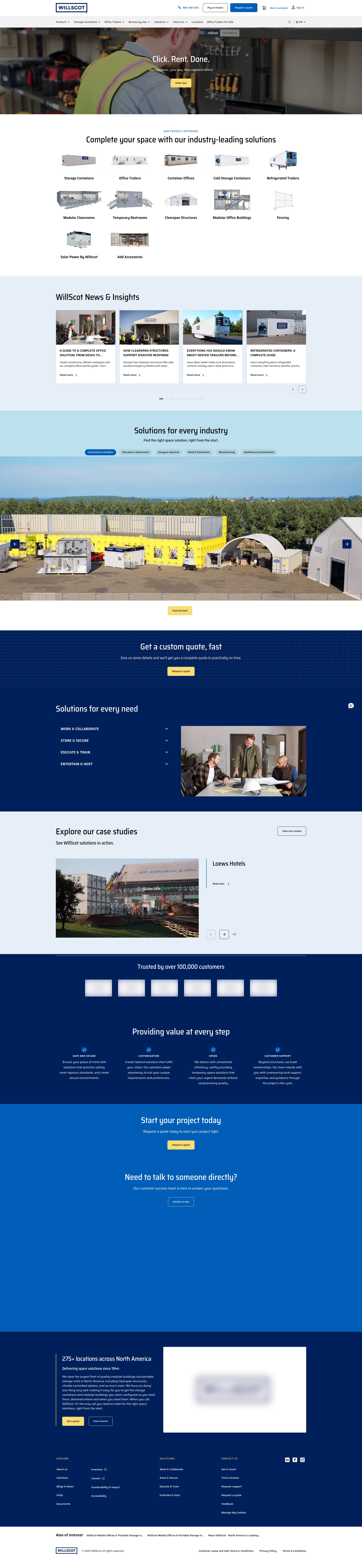 Screenshot of willscot.com