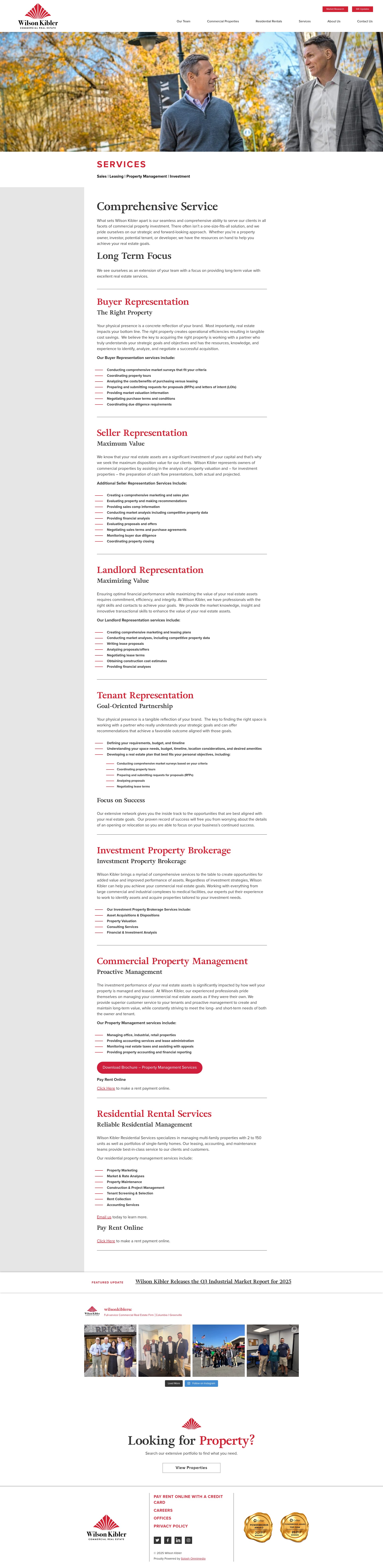 Screenshot of wilsonkibler.com