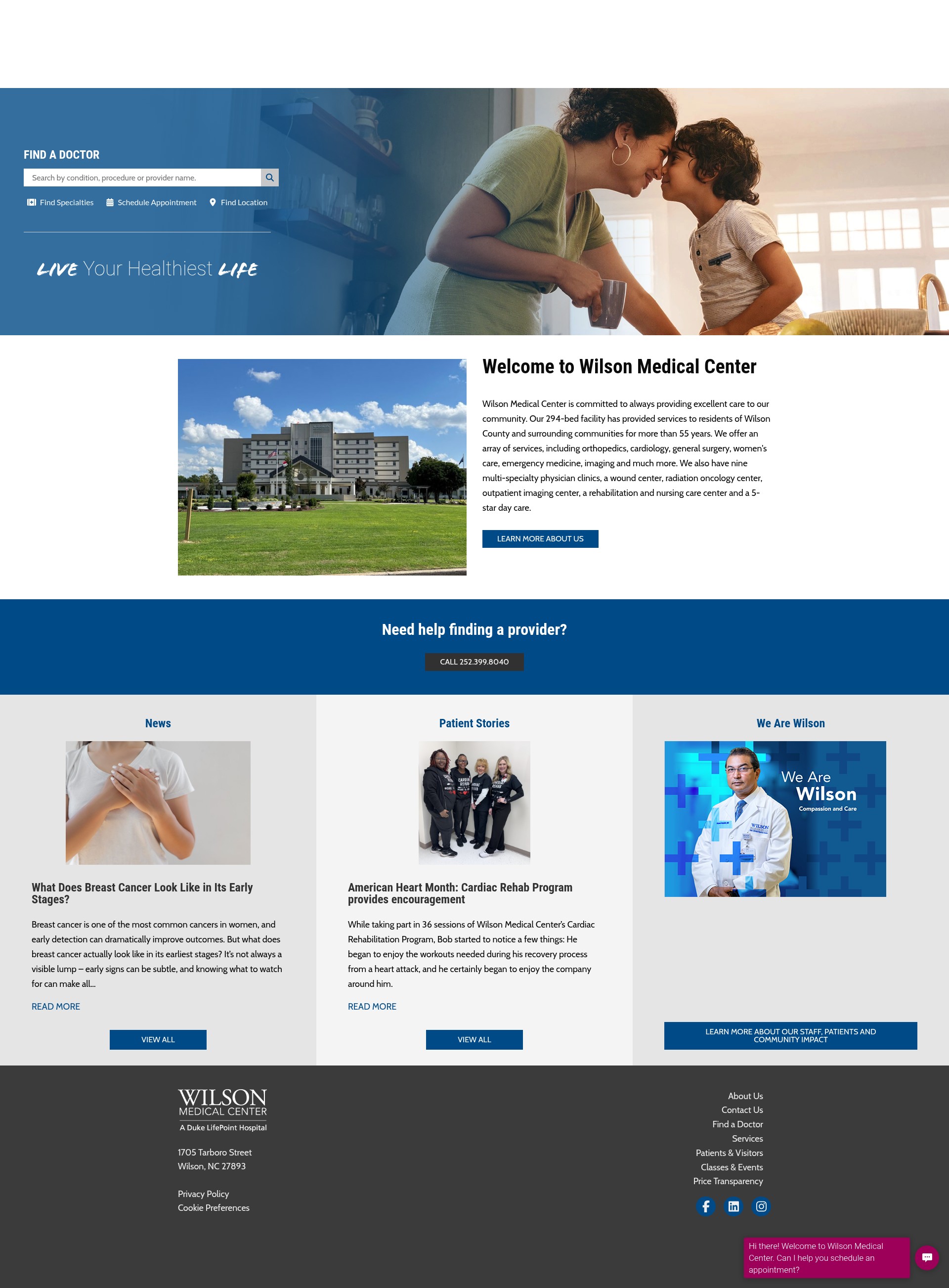 Screenshot of wilsonmedical.com