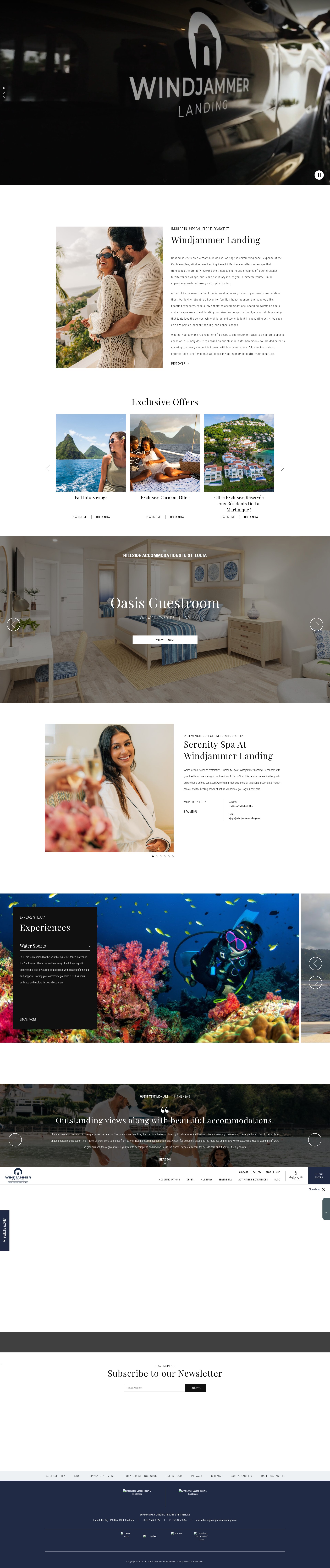 Screenshot of windjammer-landing.com