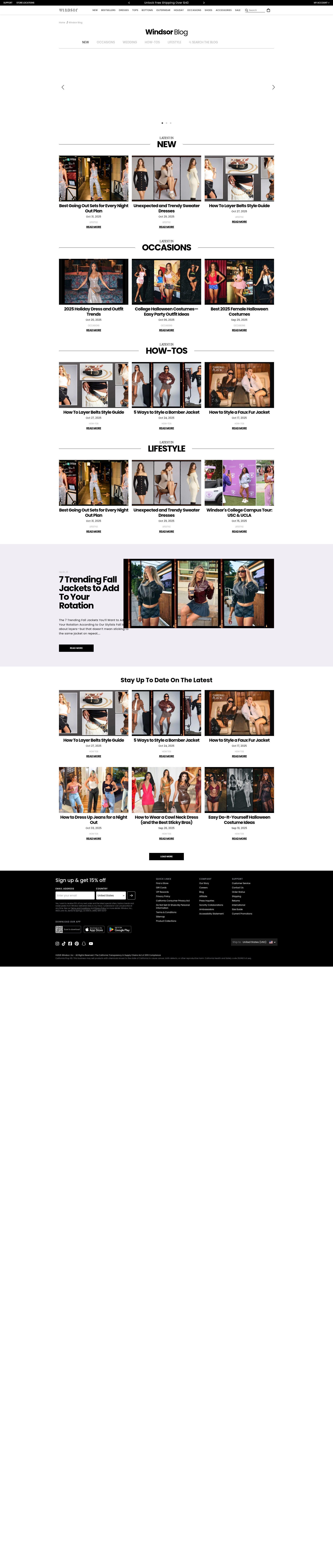 Screenshot of windsorstore.com