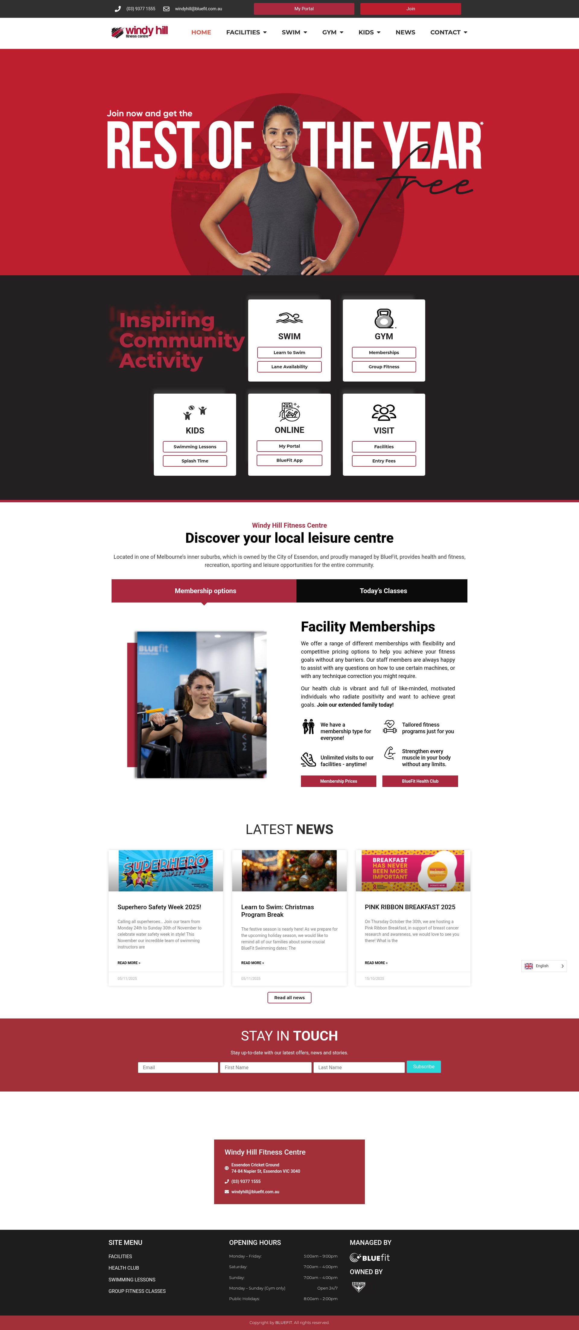 Screenshot of windyhill.com.au