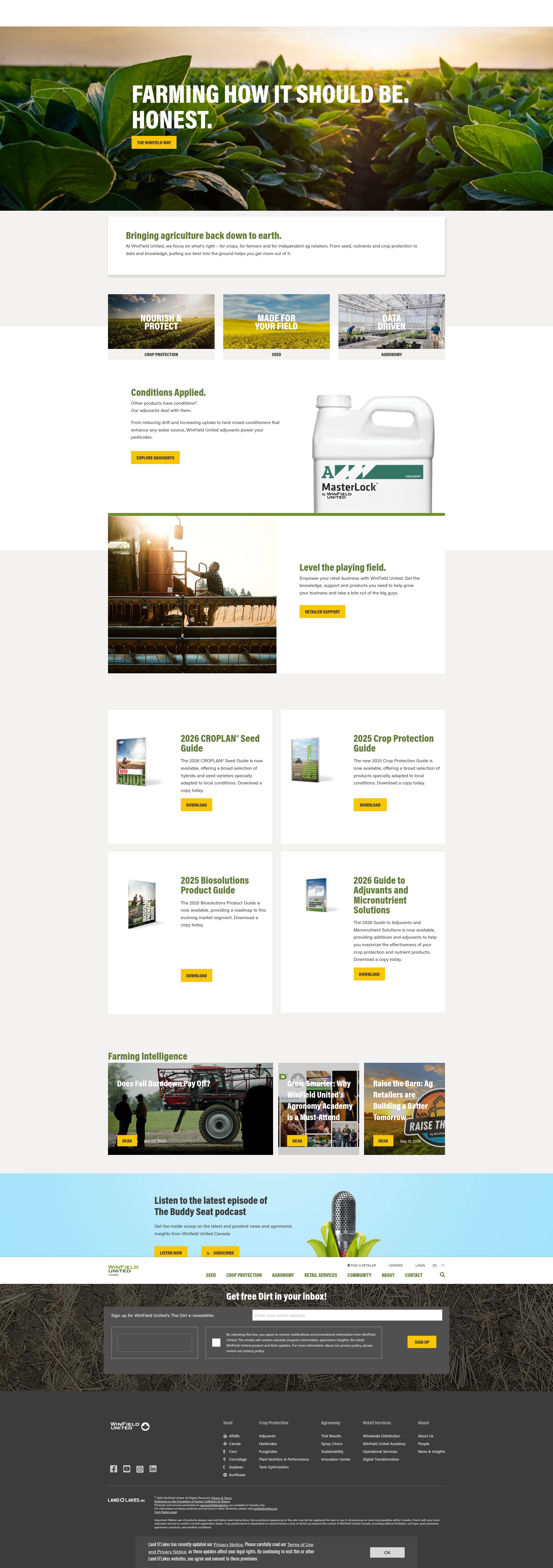 Screenshot of winfieldunited.ca