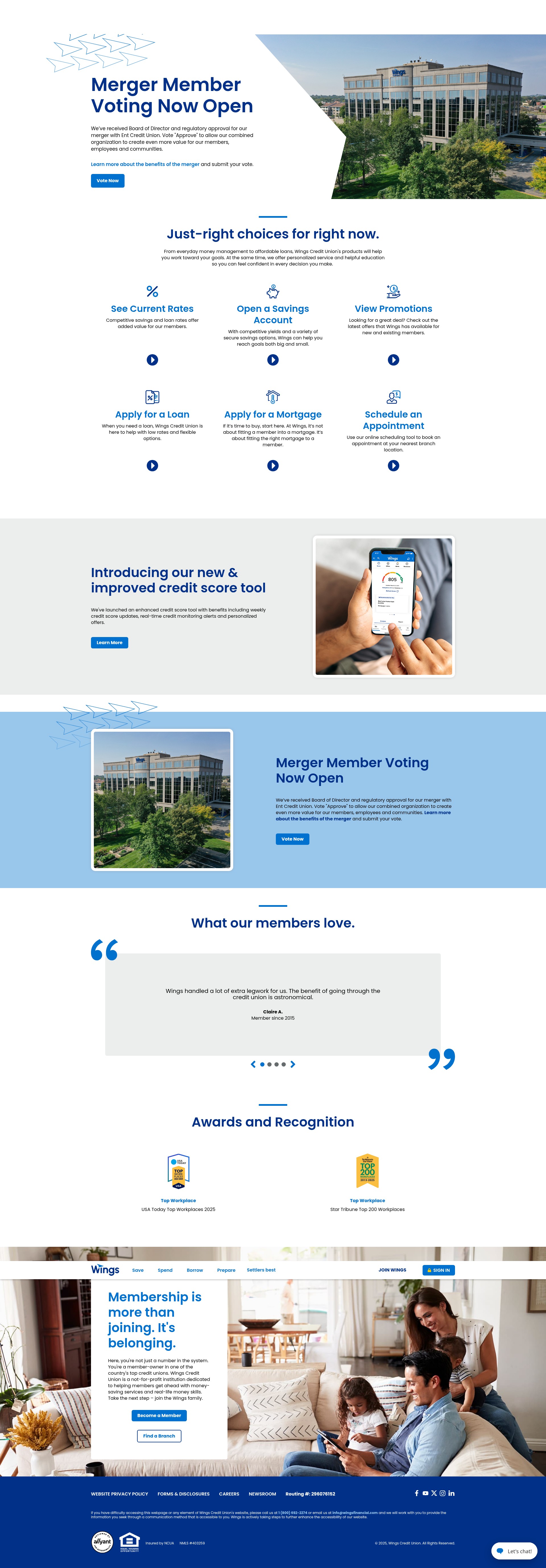 Screenshot of wingsfinancial.com
