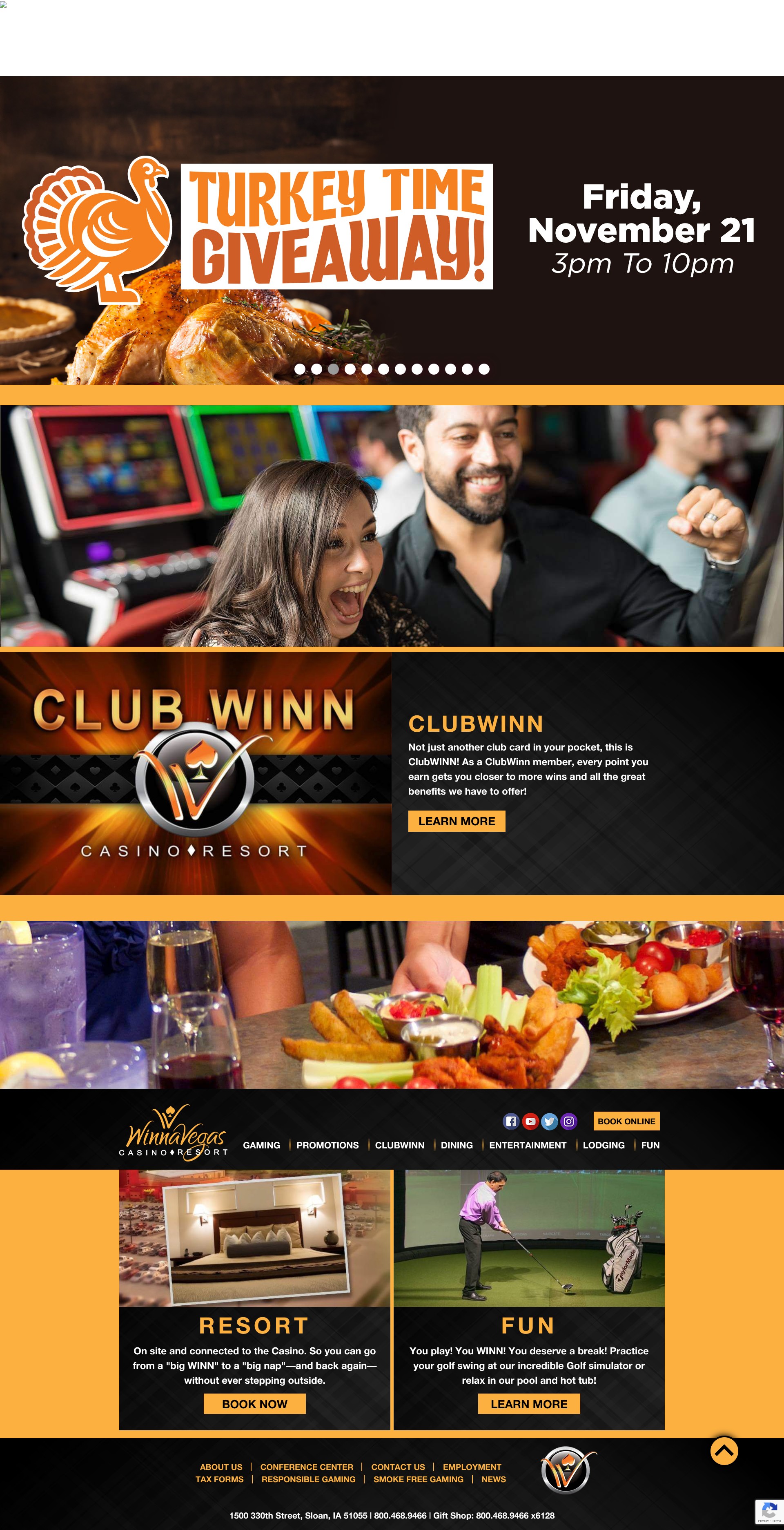 Screenshot of winnavegas.com
