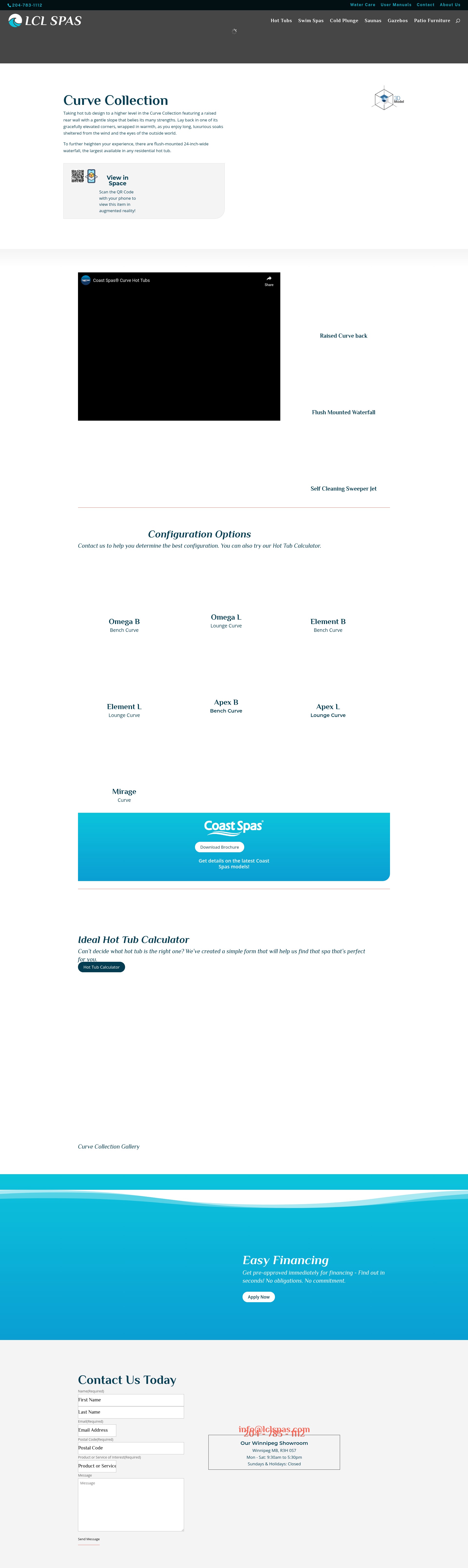 Screenshot of winnipeghottubspas.ca
