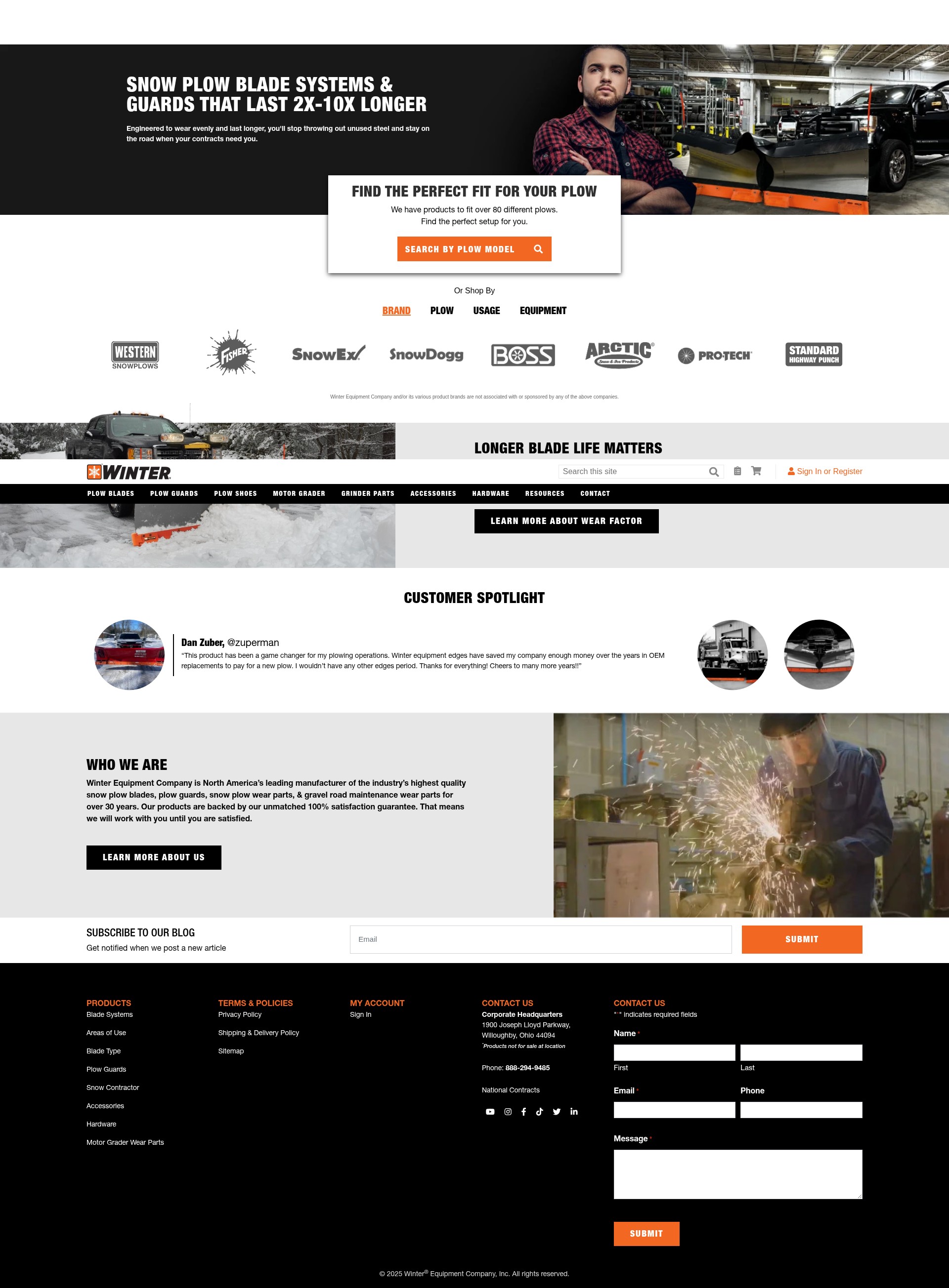Screenshot of winterequipment.com