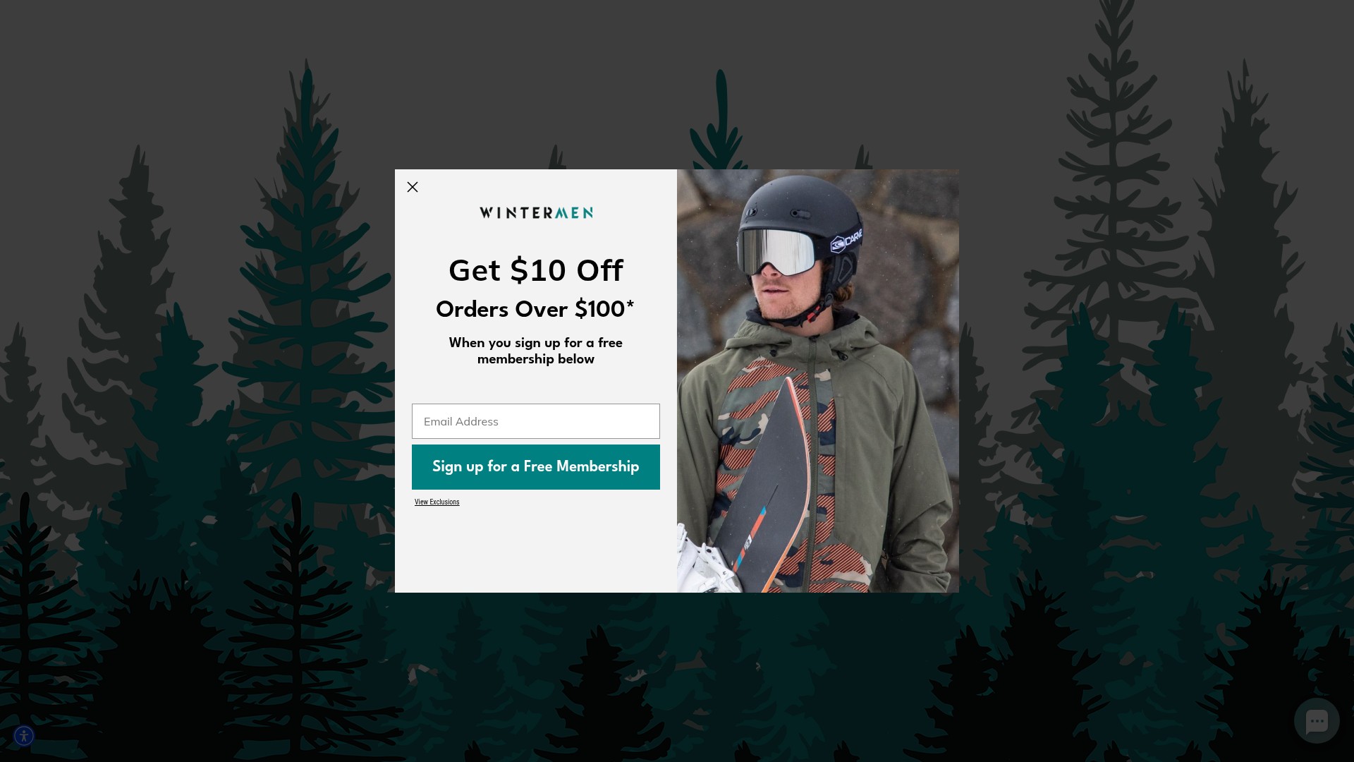 Screenshot of wintermen.com