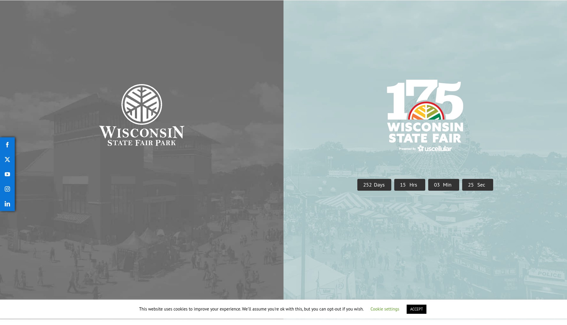 Screenshot of wistatefair.com