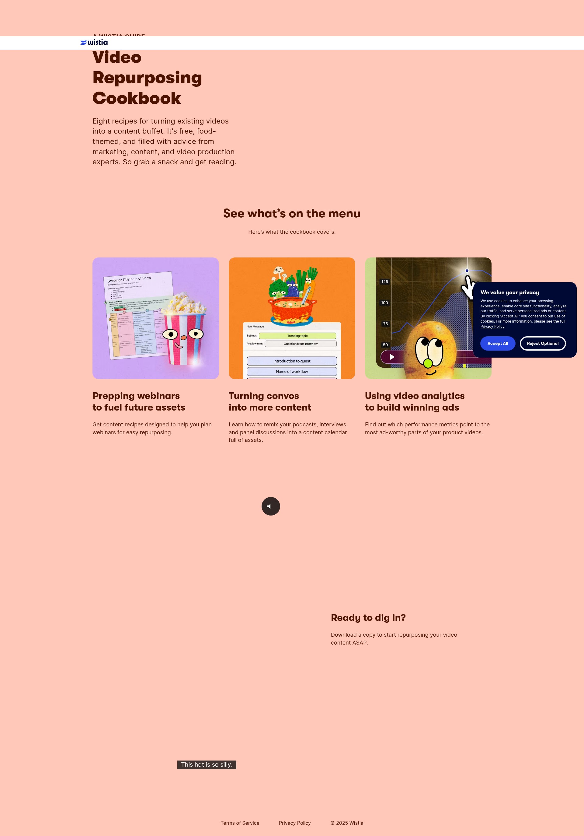 Screenshot of wistia.com