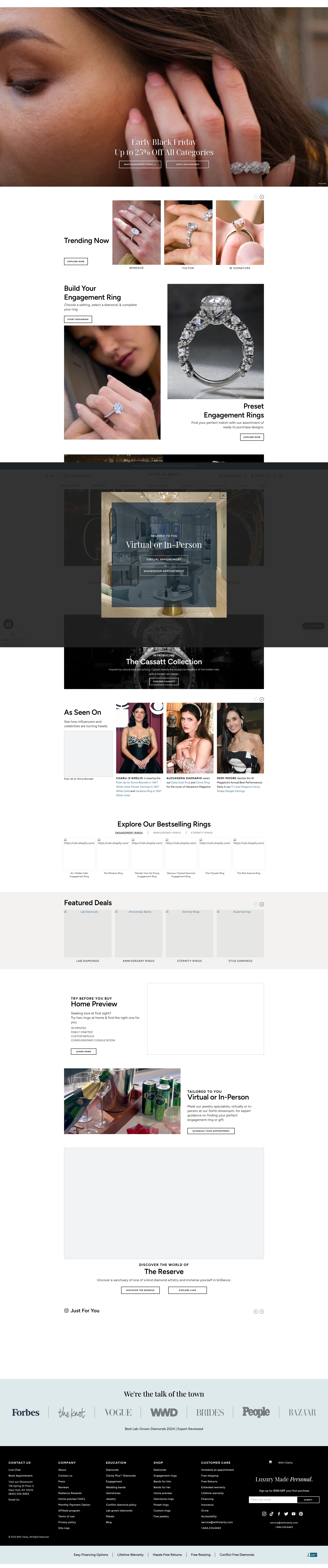 Screenshot of withclarity.com