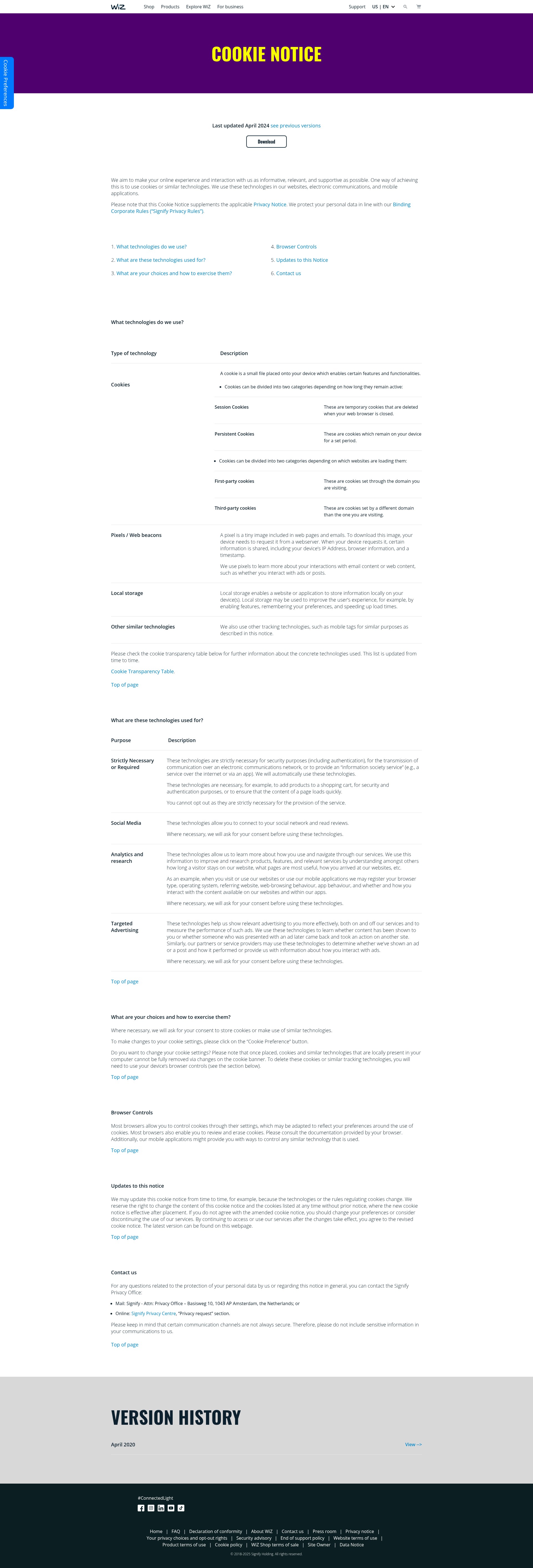 Screenshot of wizconnected.com