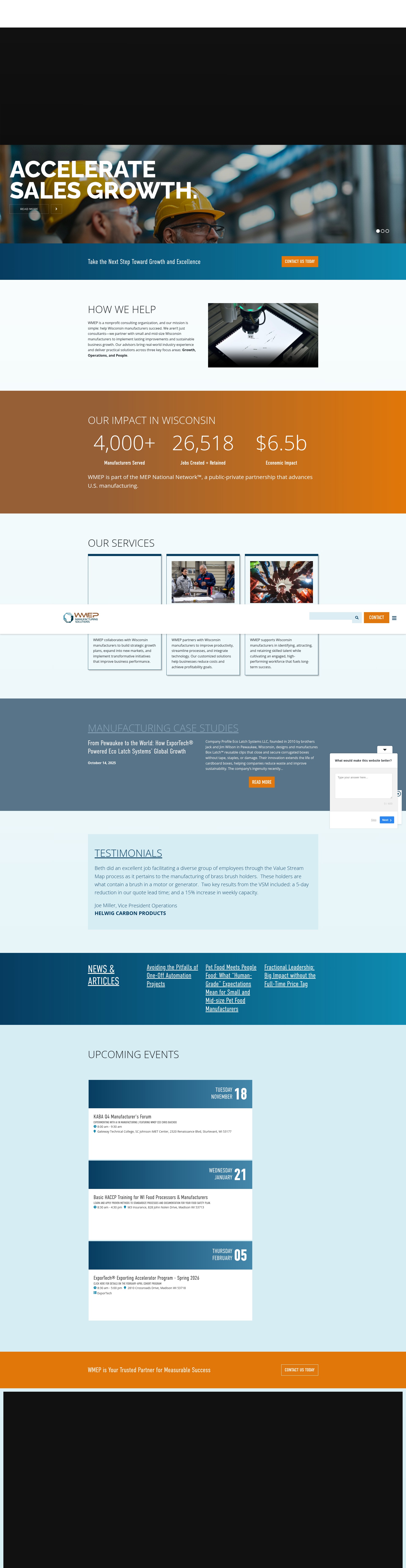 Screenshot of wmep.org