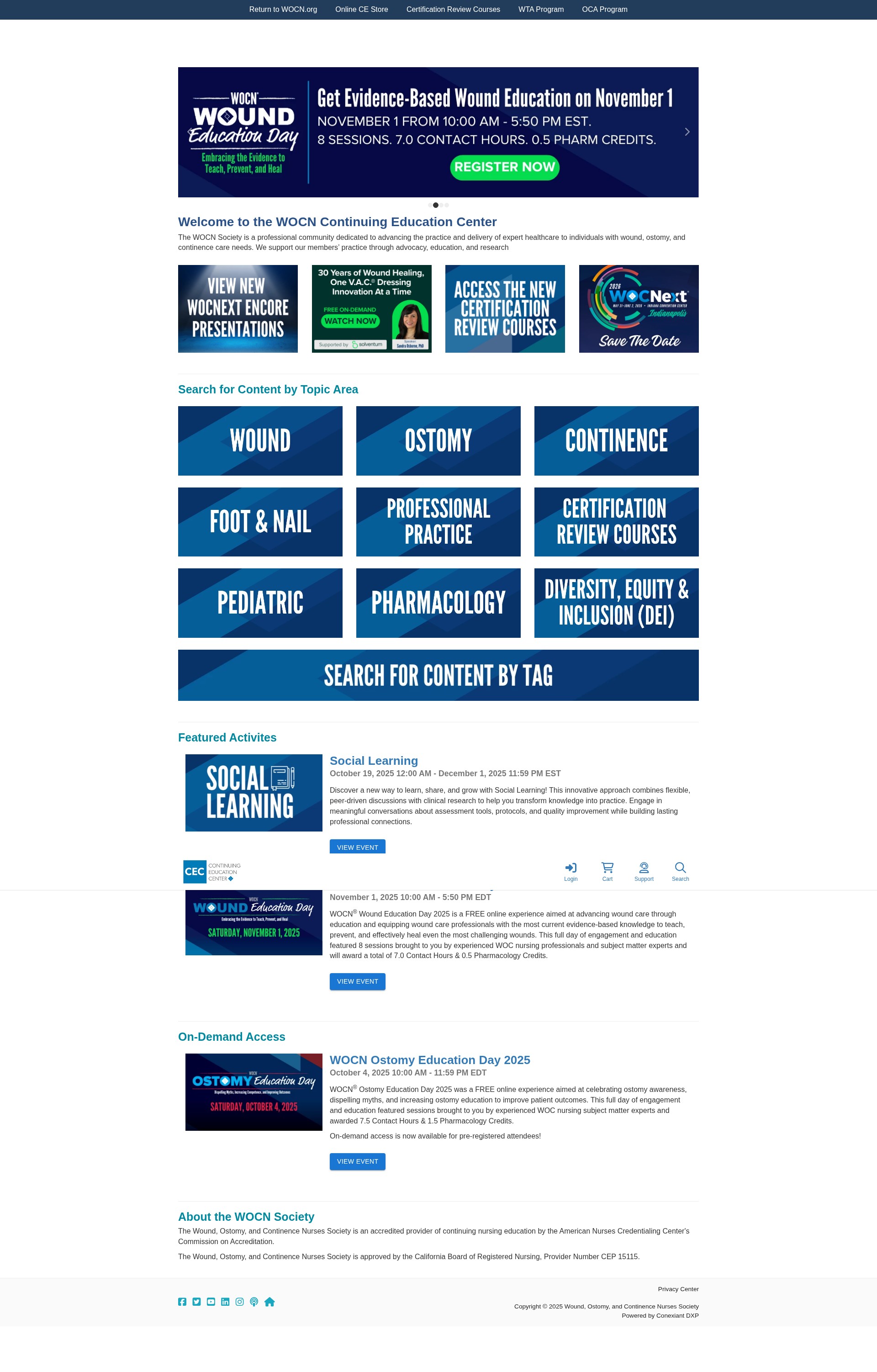 Screenshot of wocn.digitellinc.com
