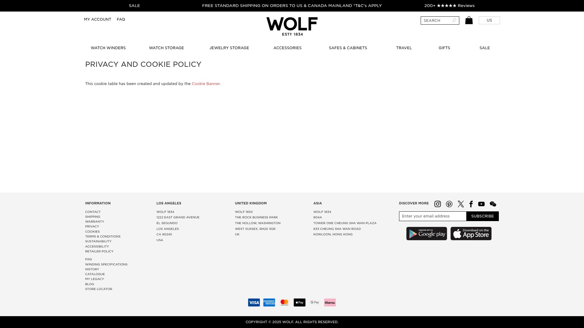 Screenshot of wolf1834.com