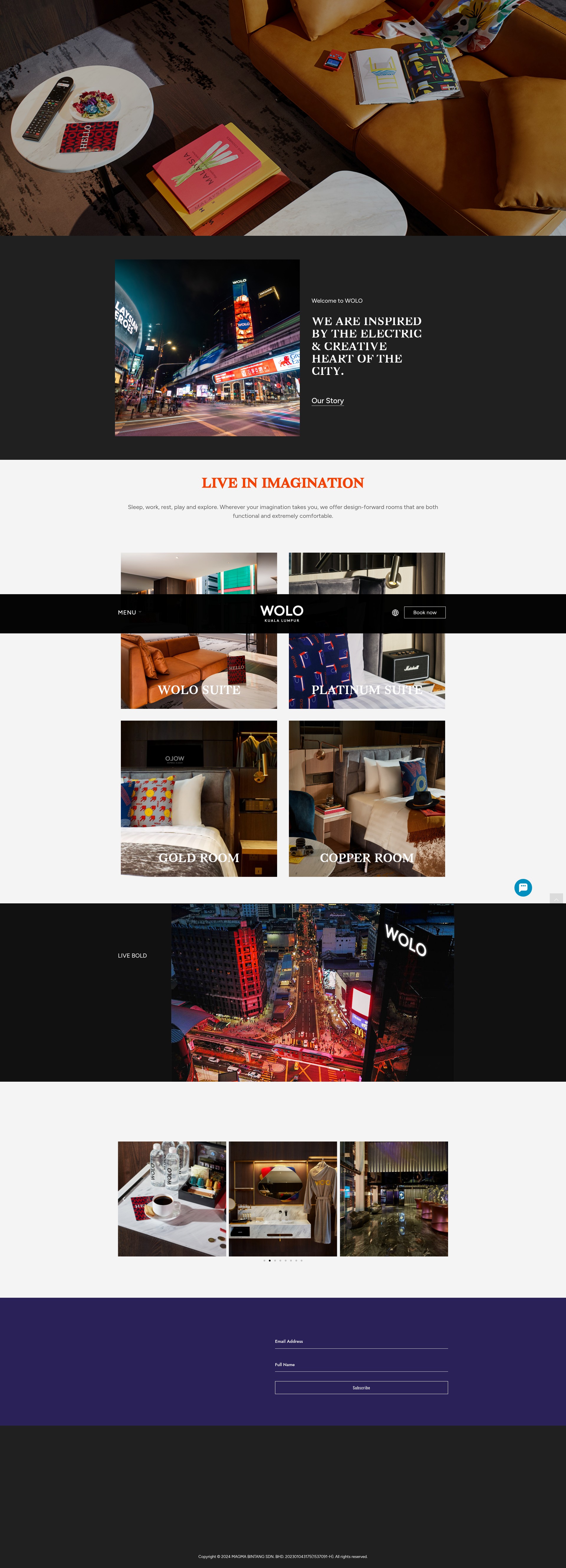Screenshot of wolohotel.com.my