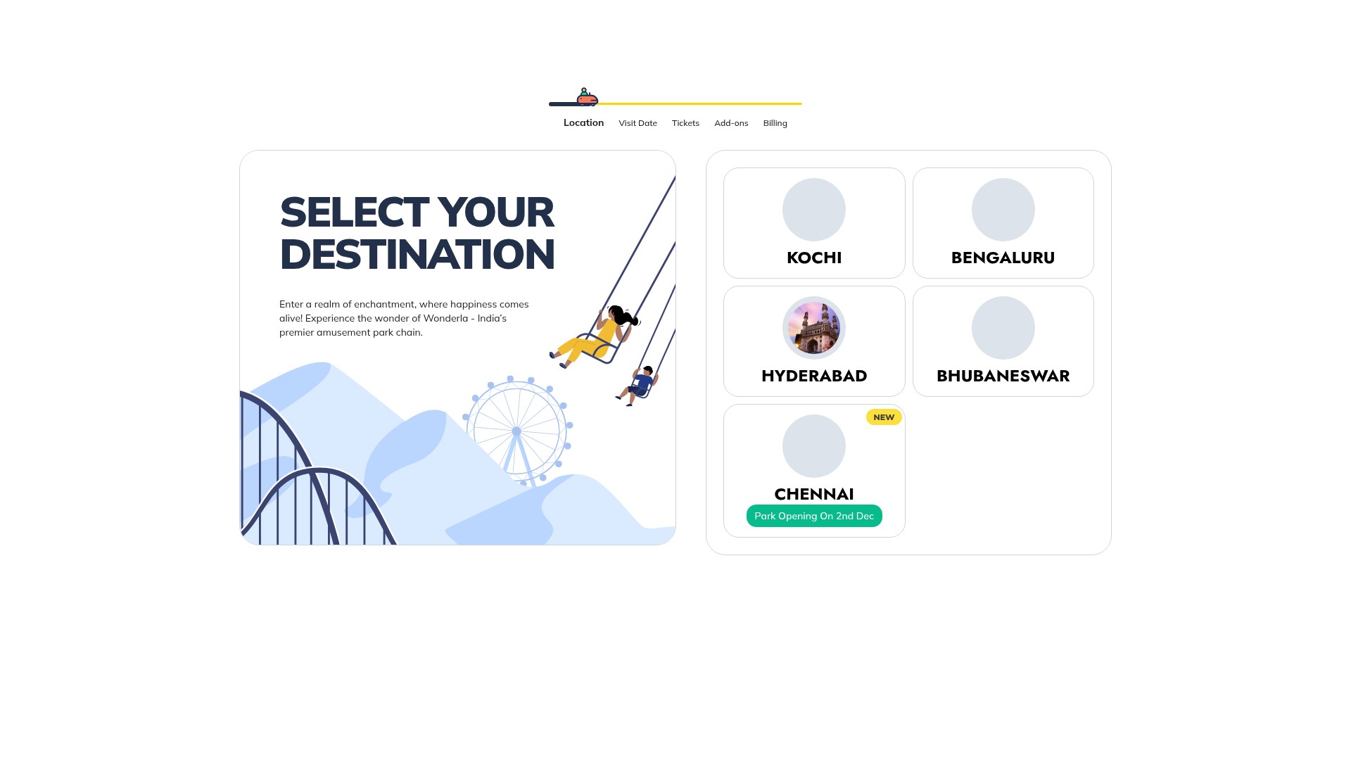 Screenshot of wonderla.com