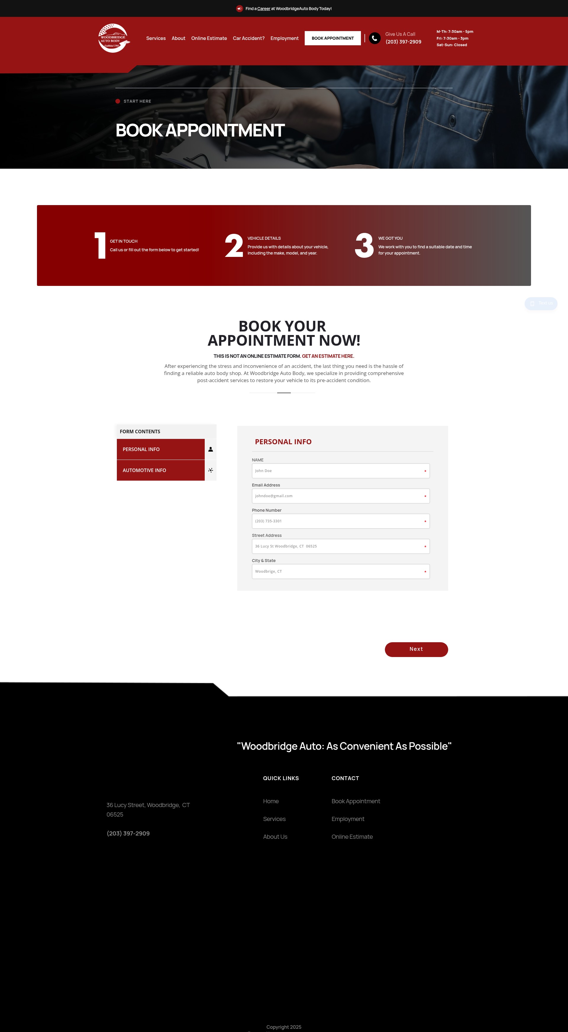 Screenshot of woodbridgeab.com
