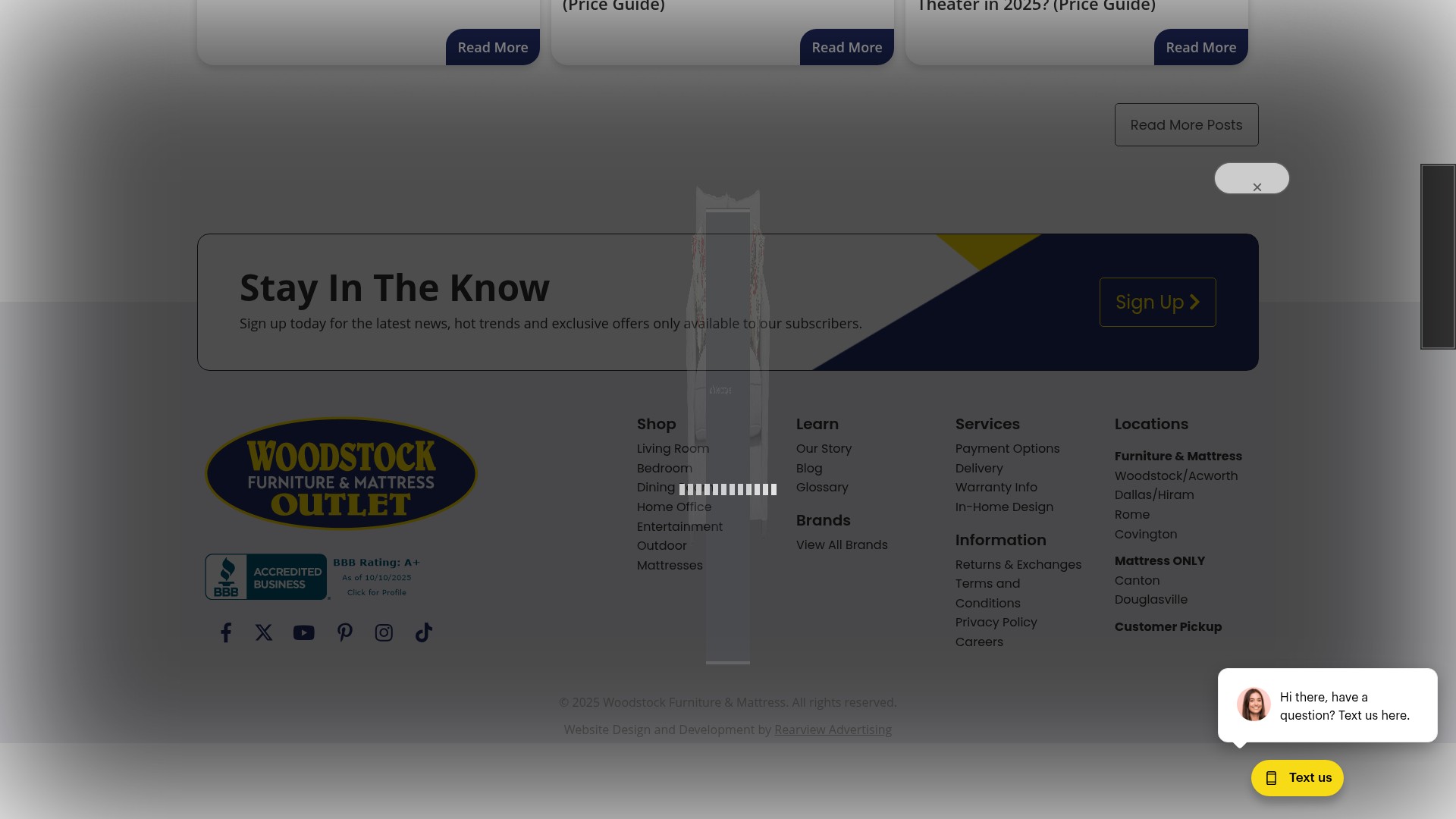Screenshot of woodstockoutlet.com