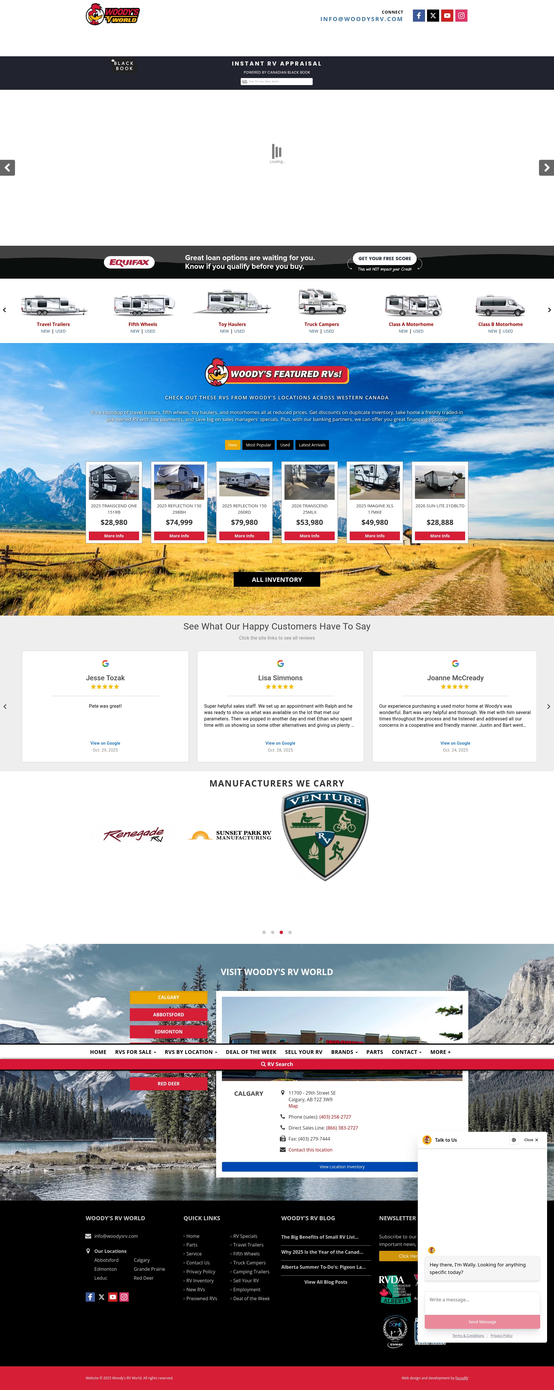 Screenshot of woodysrv.com