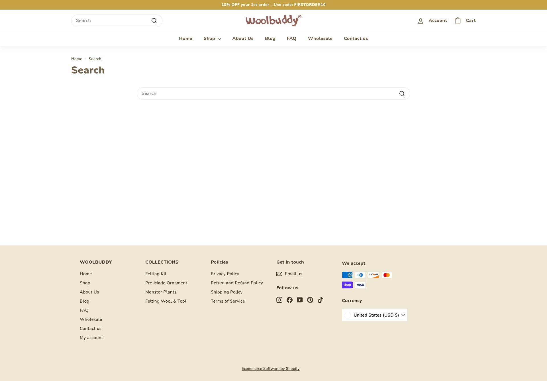 Screenshot of woolbuddy.com