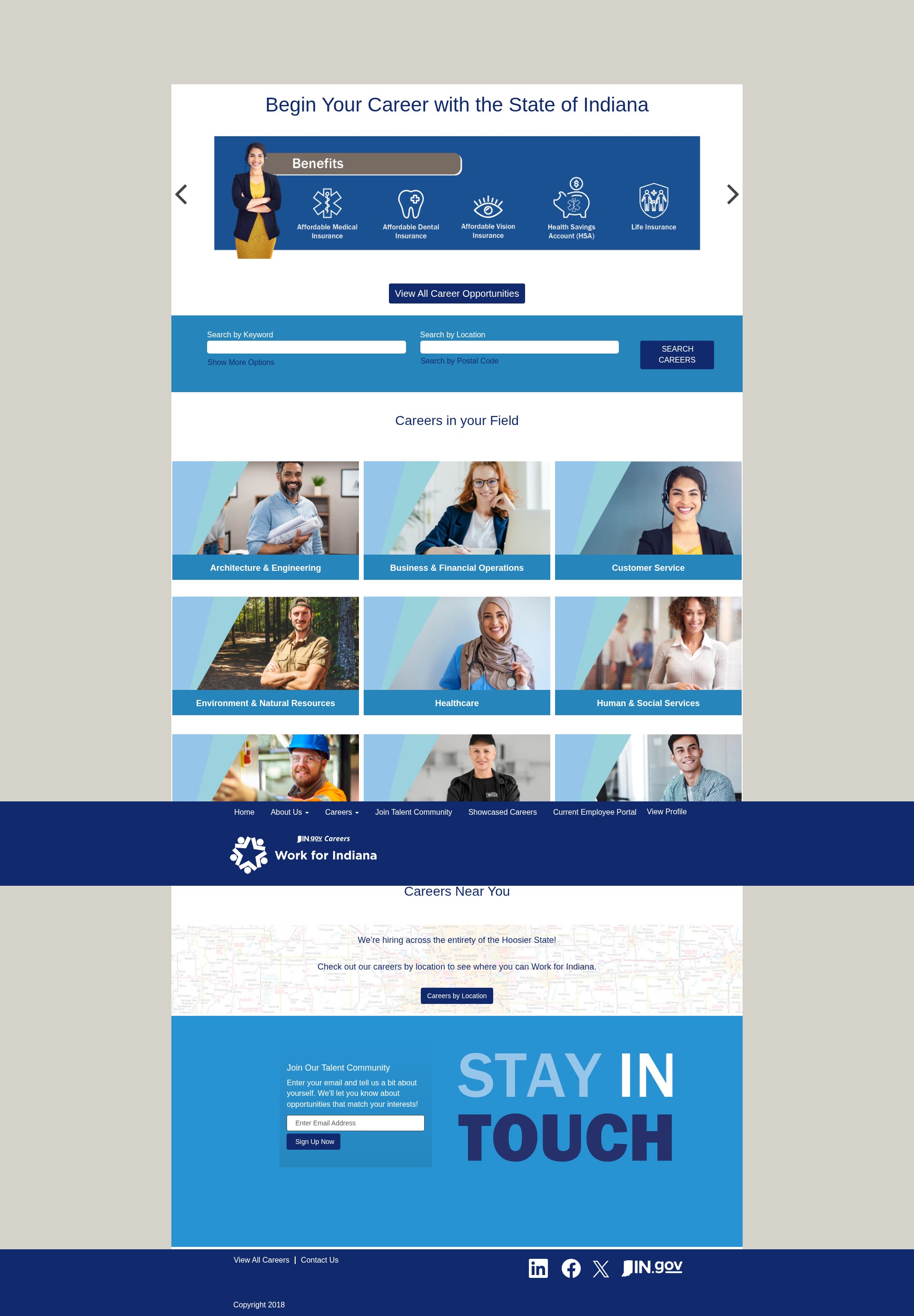 Screenshot of workforindiana.in.gov