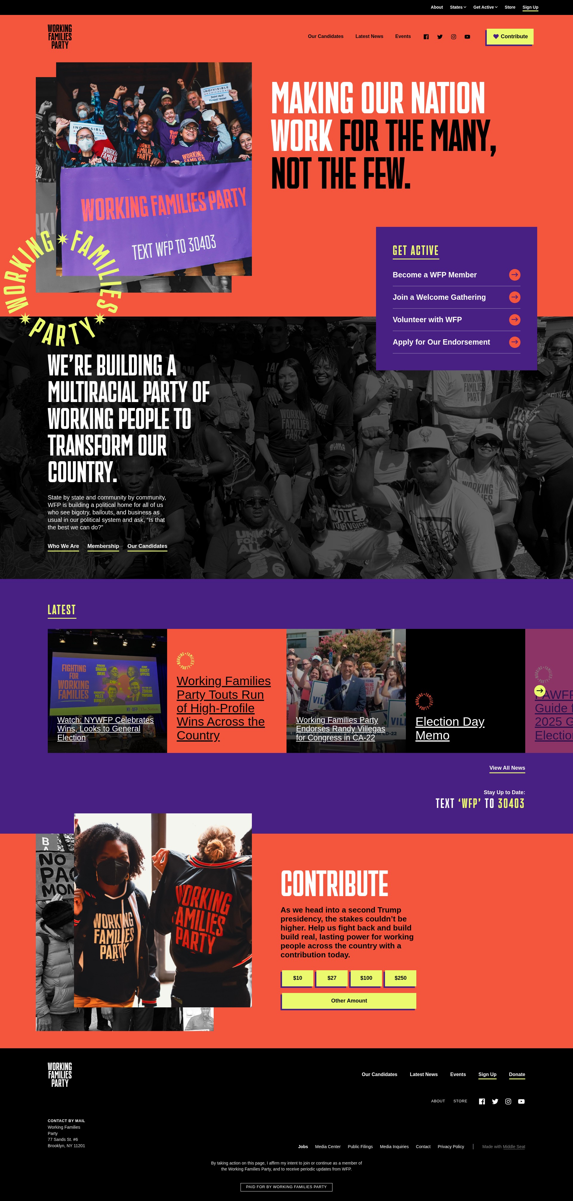 Screenshot of workingfamilies.org