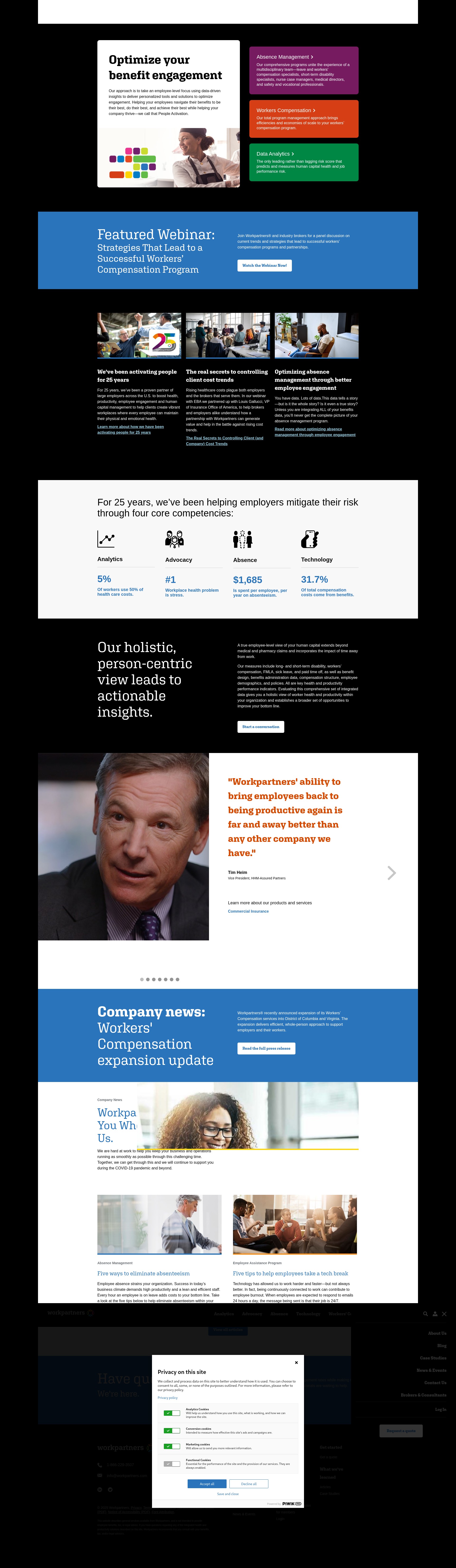 Screenshot of workpartners.com