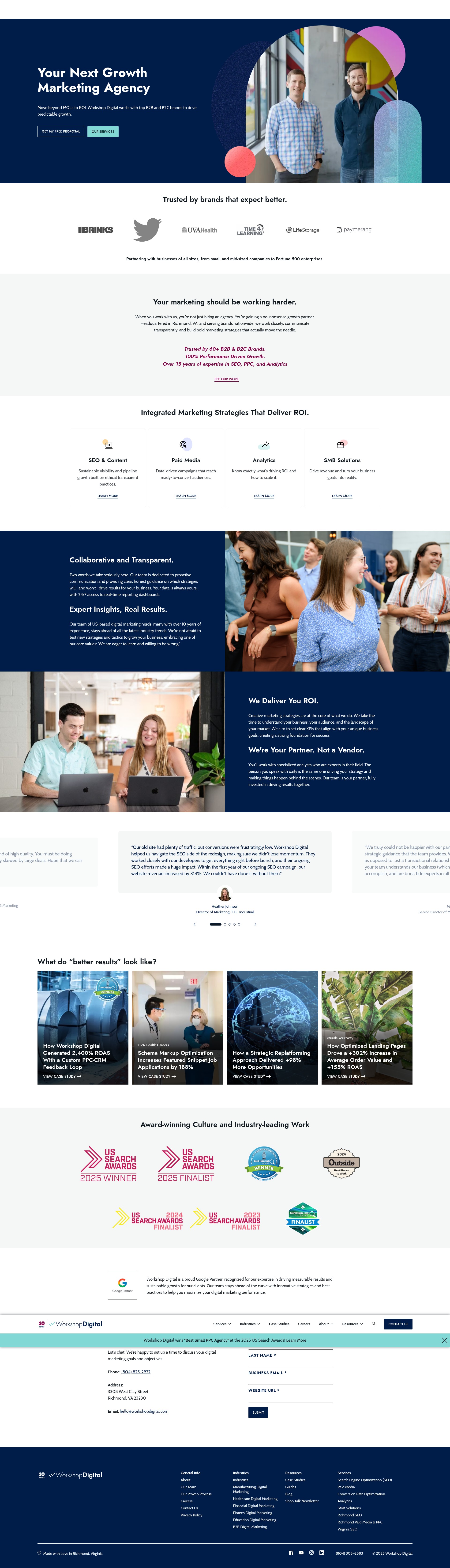 Screenshot of workshopdigital.com
