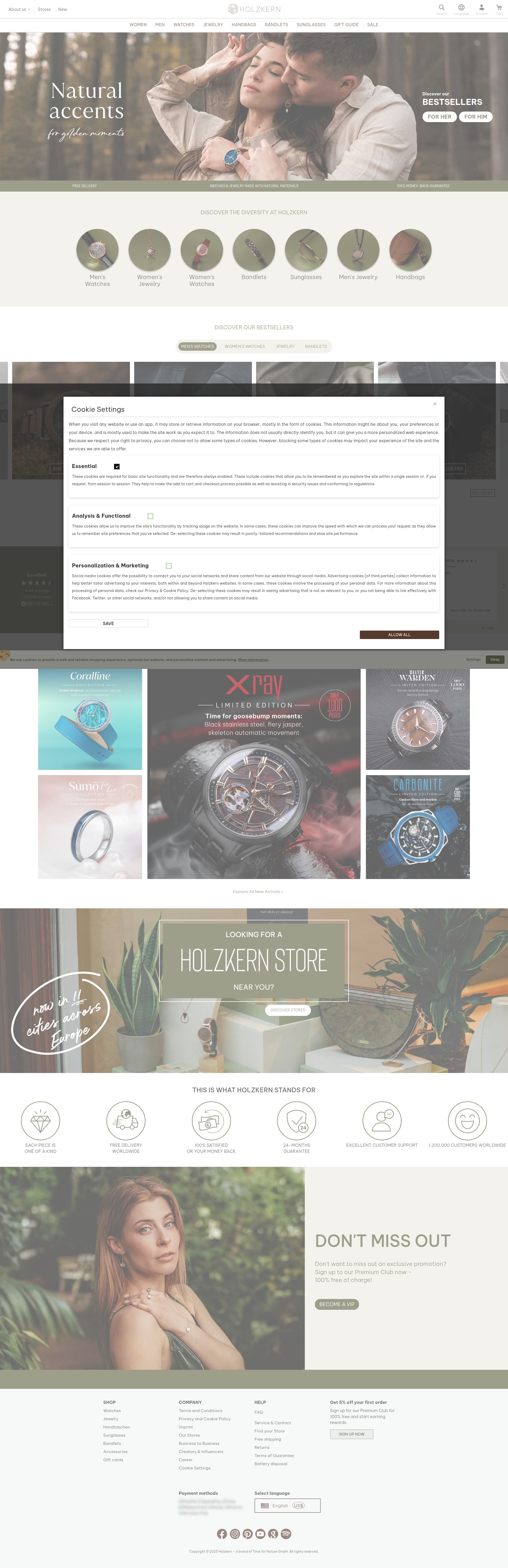 Screenshot of world.holzkern.com