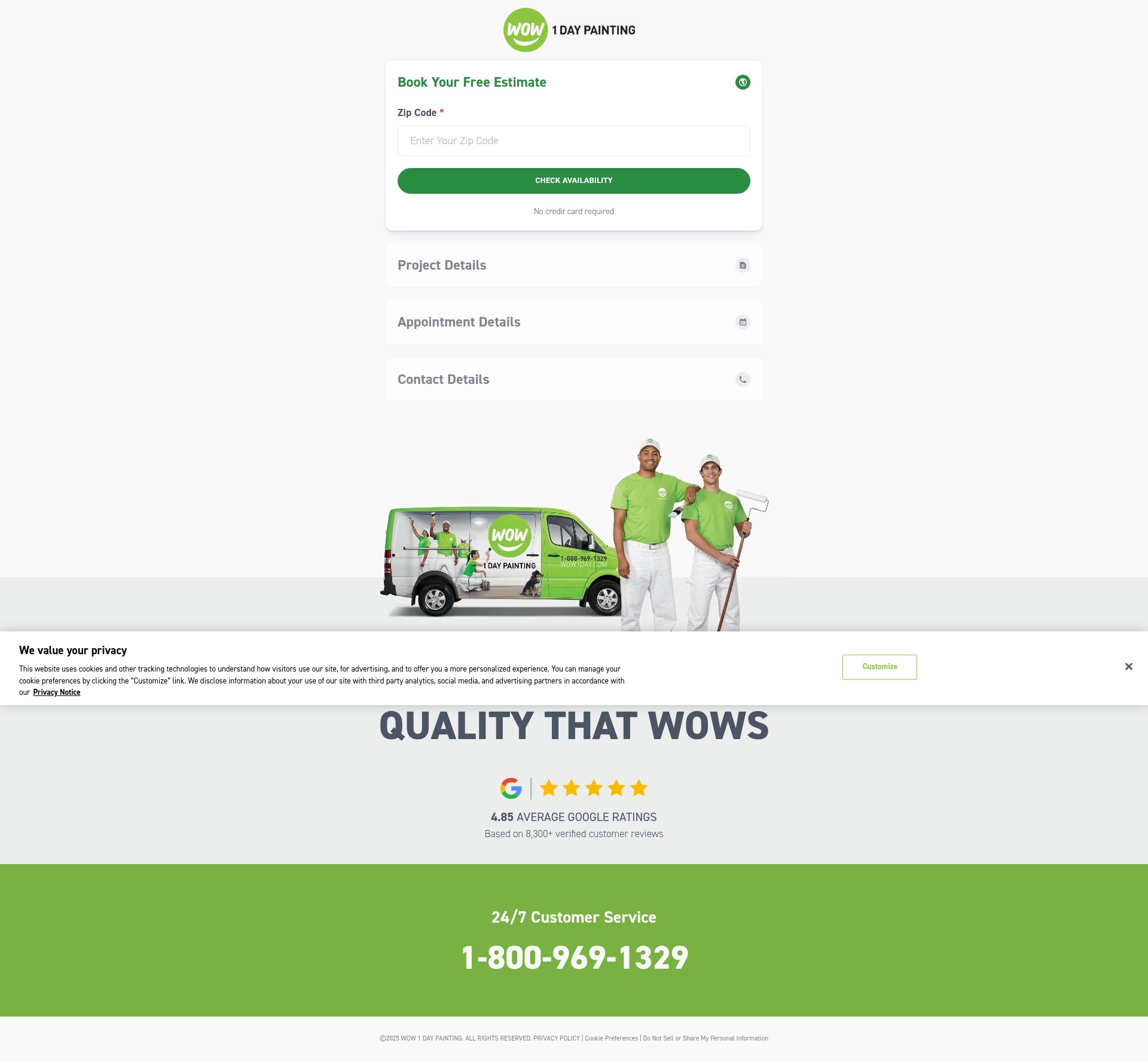 Screenshot of wow1day.com
