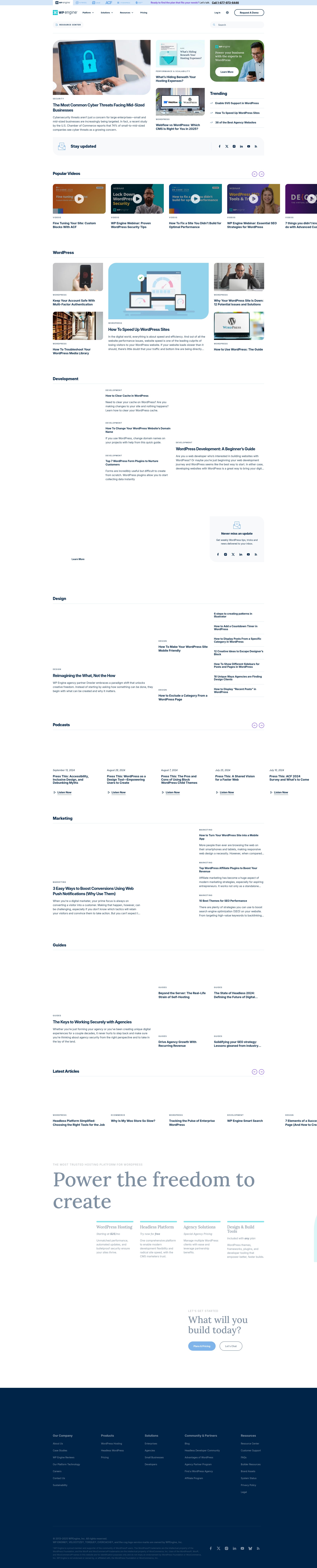 Screenshot of wpengine.com