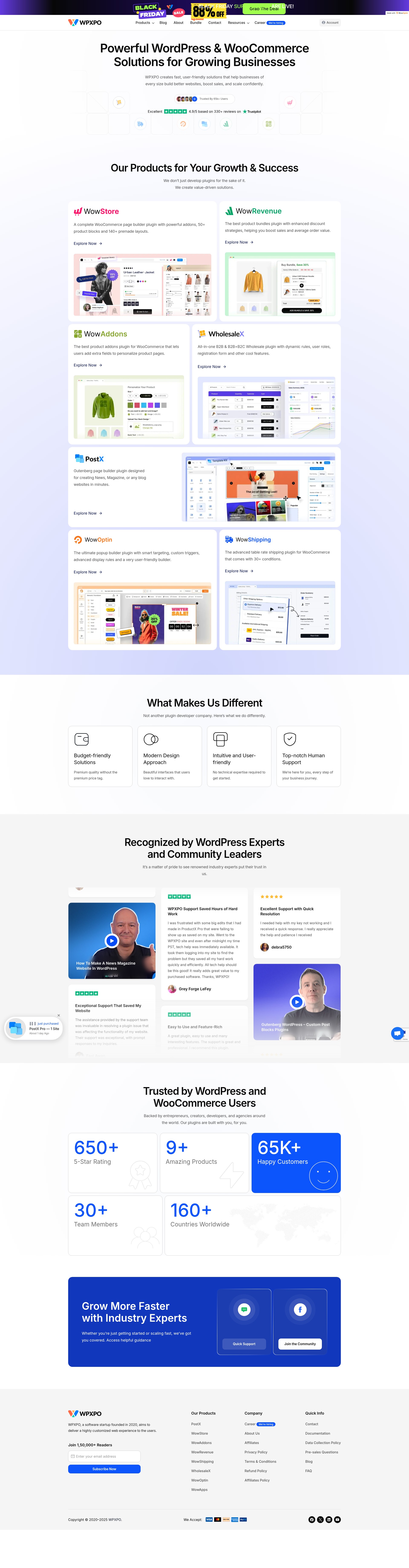 Screenshot of wpxpo.com