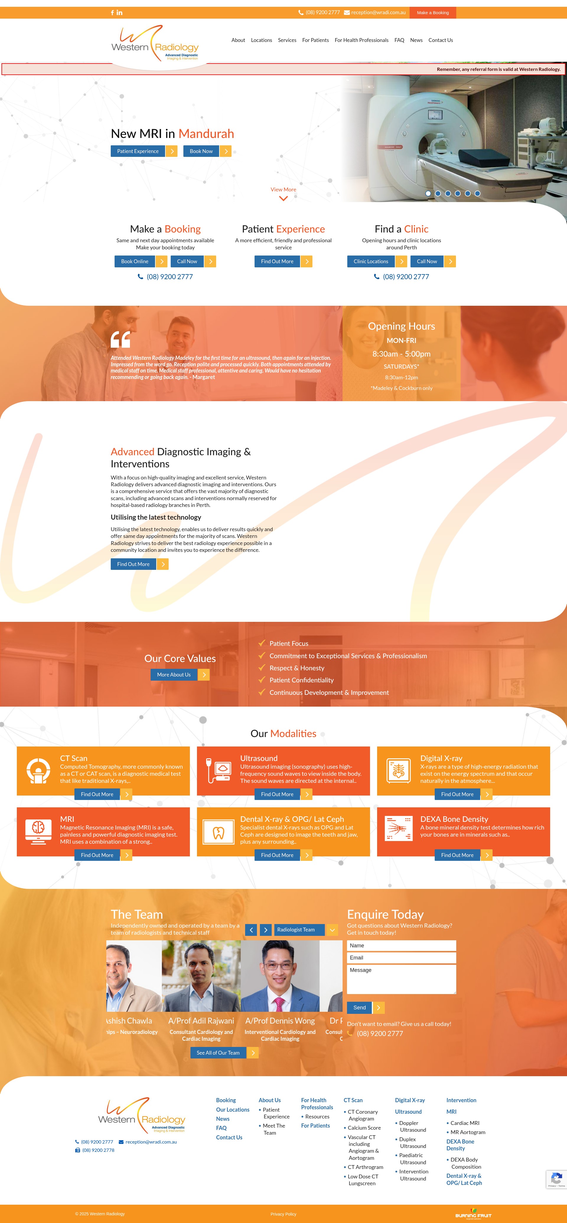 Screenshot of wradi.com.au