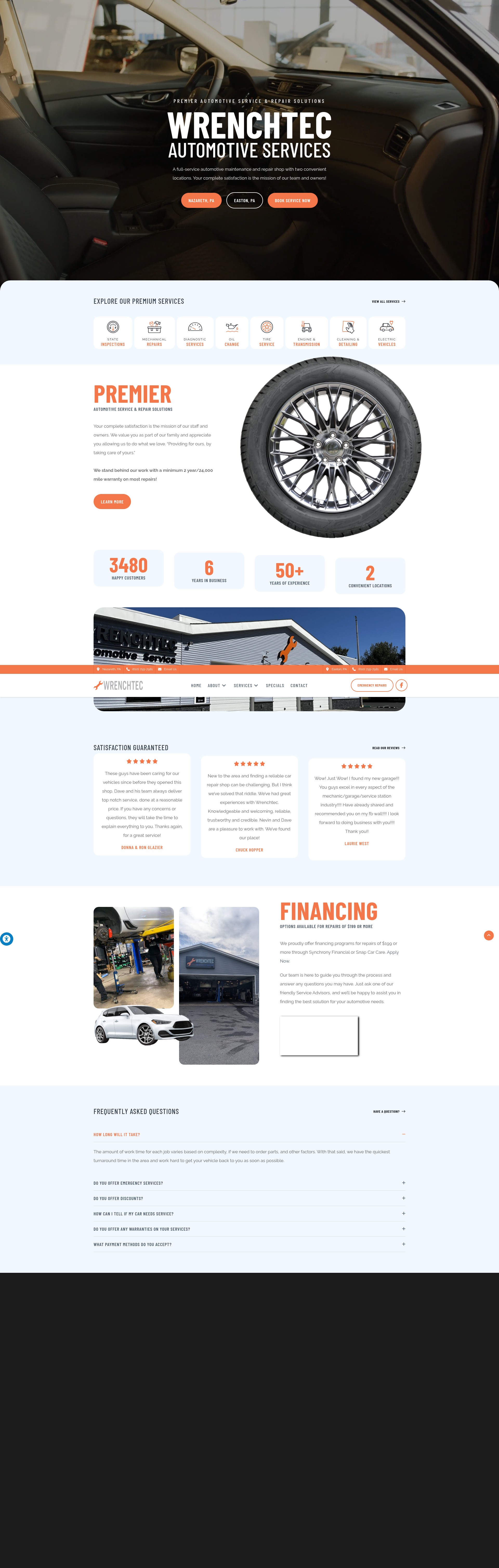 Screenshot of wrenchtec.com