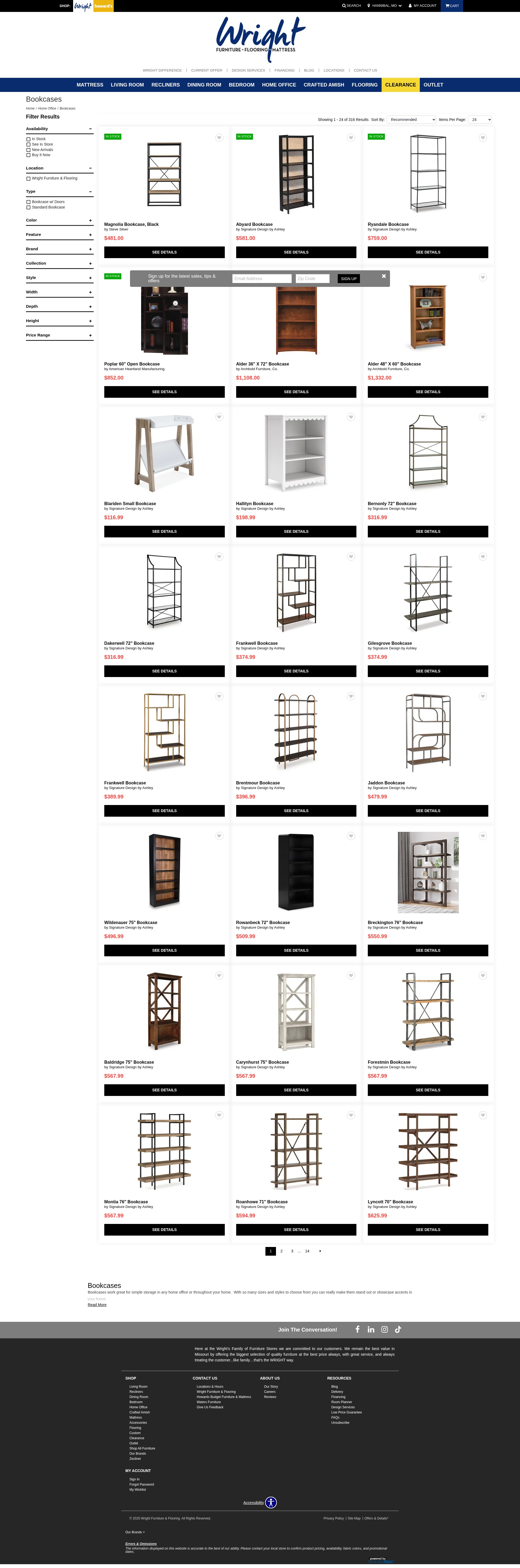 Screenshot of wrightfurnitureandflooring.com